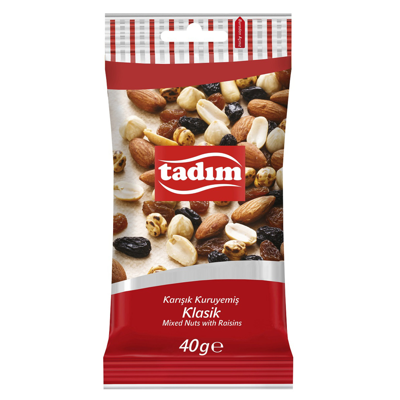 Tadım Kavrulmuş Karışık Kuruyemiş Klasik 40G
