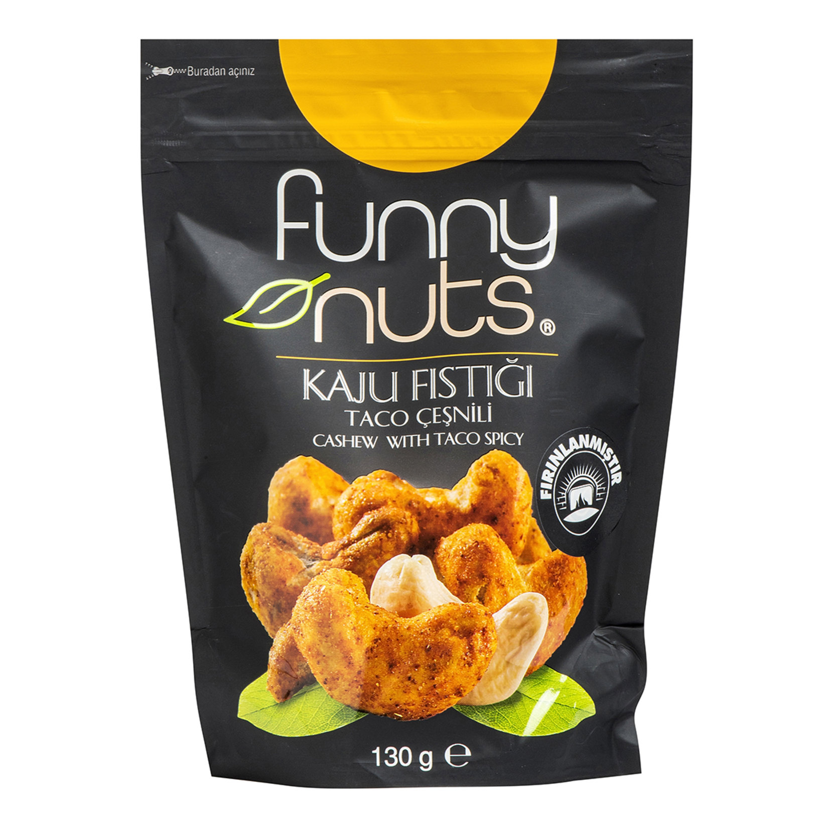 Funny Nuts Taco Çeşnili Kaju Fıstığı 130 G