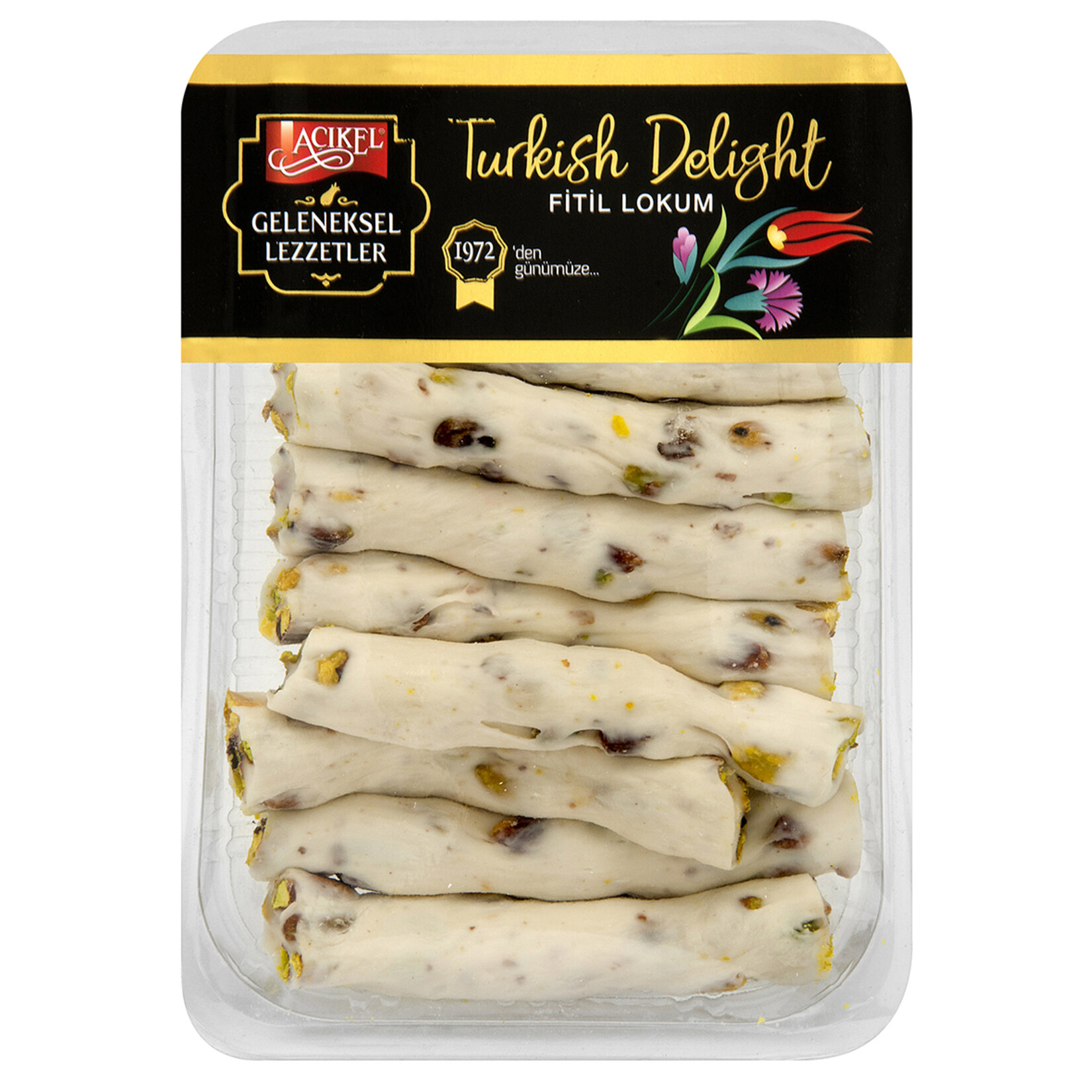 Açıkel Antep Fıstıklı Sultan Fitil Lokum 300 G