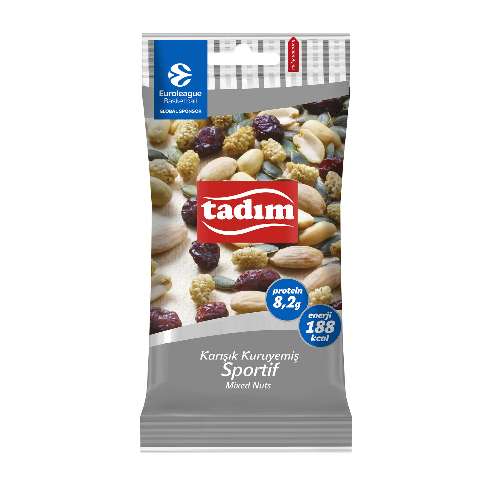 Tadım Karışık Kuruyemiş Sportif 40 G