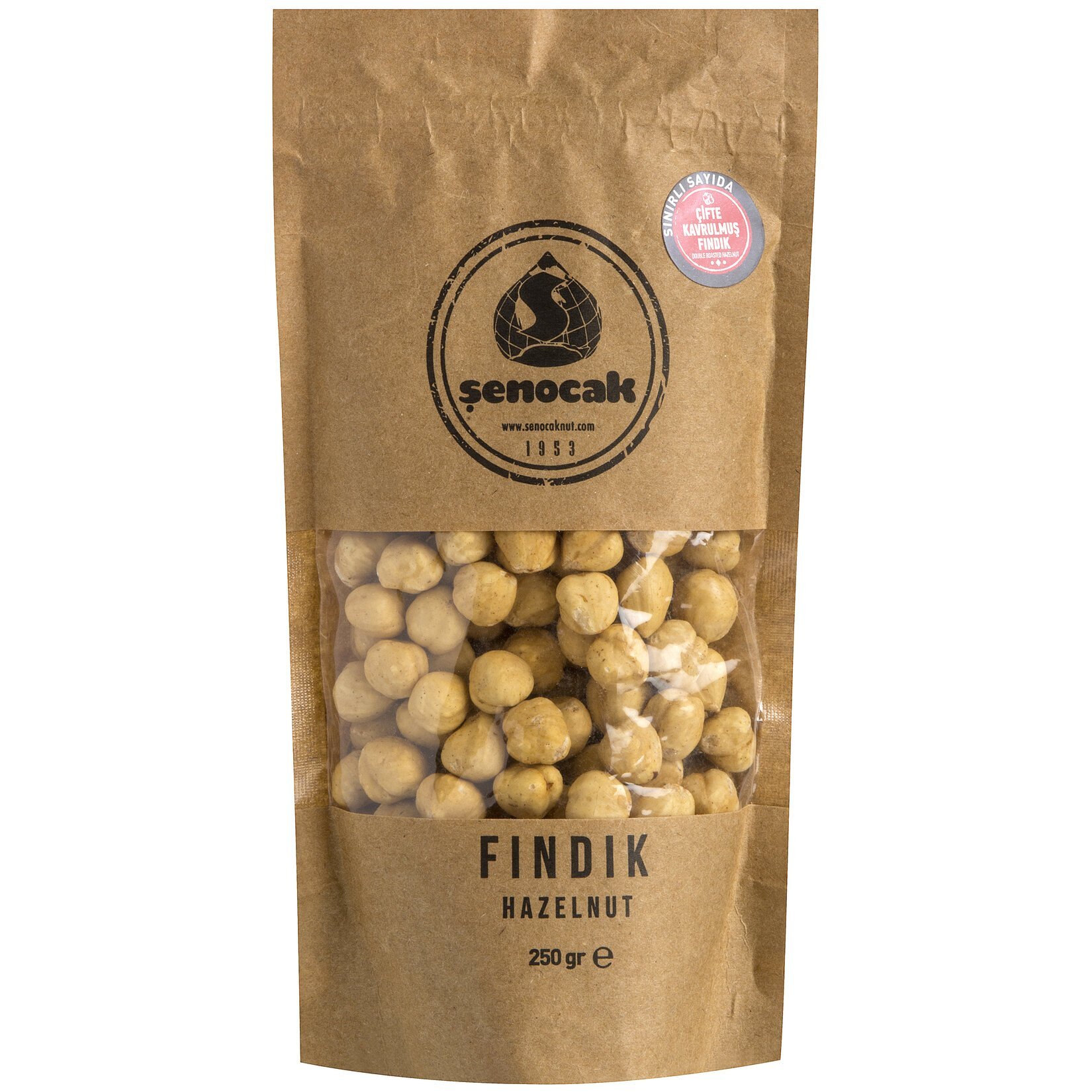 Şenocak Çifte Kavrulmuş Fındık 250 G