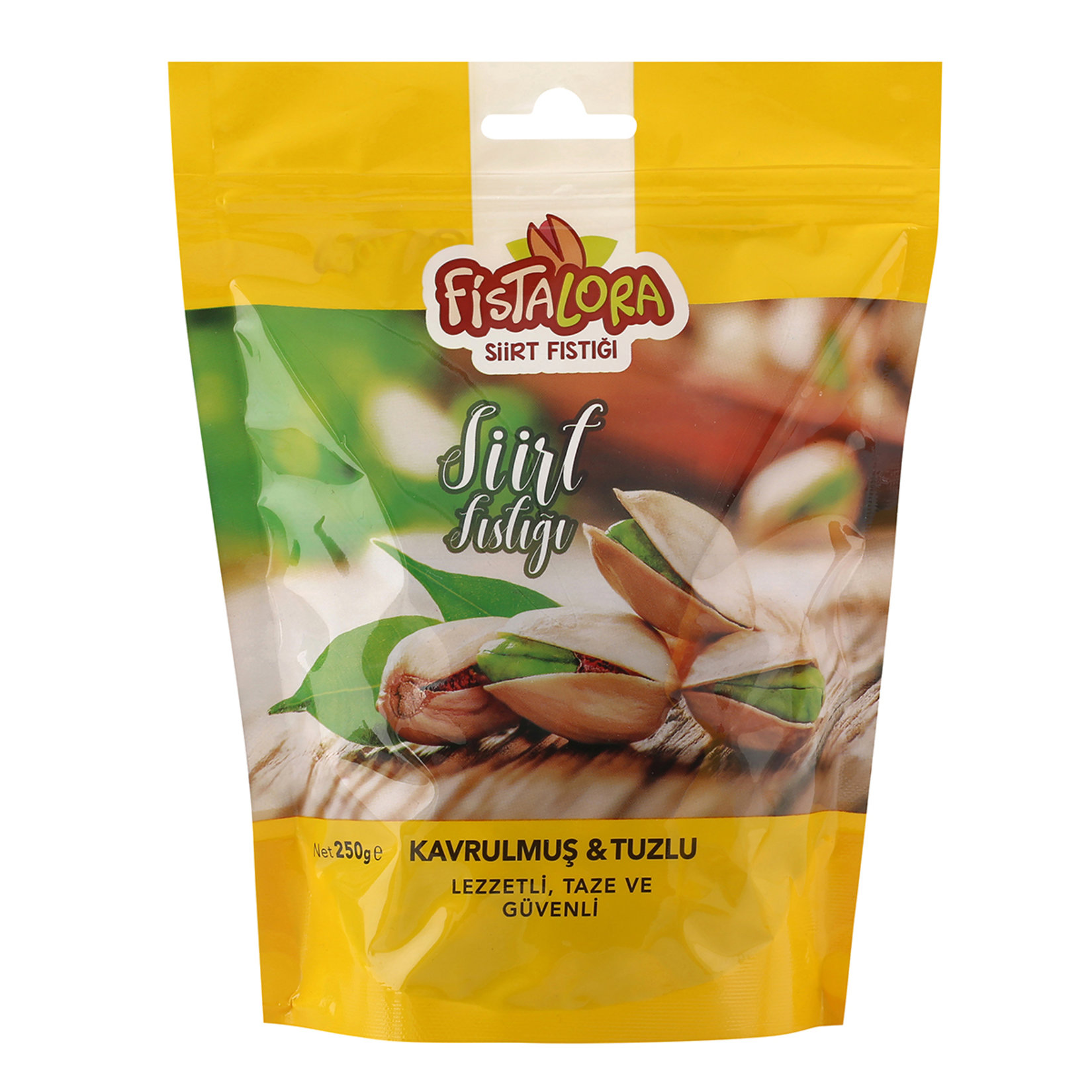 Fistalora Siirt Fıstığı Kavrulmuş Tuzlu 250 G