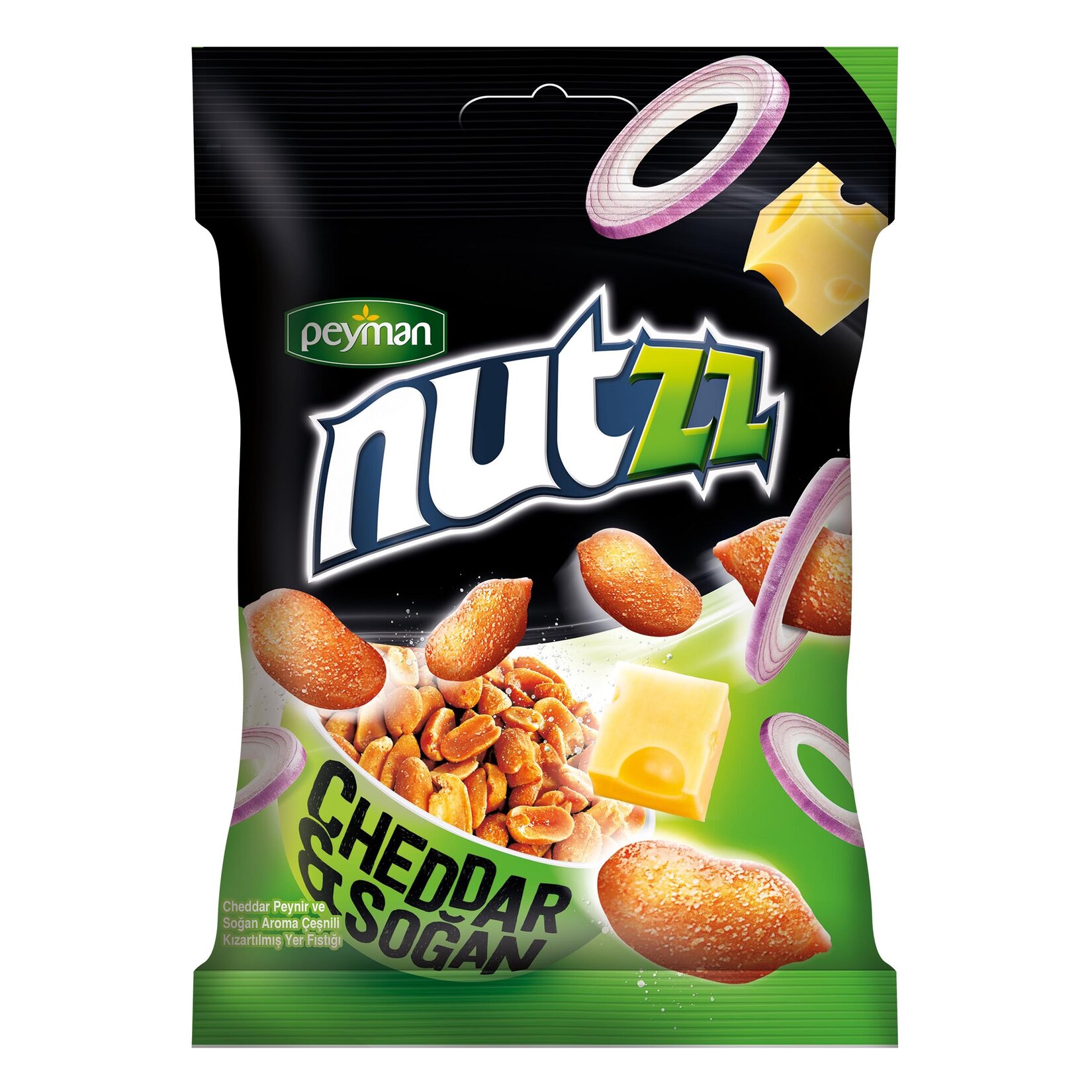 Peyman Nutzz Cheddar Ve Soğan Aromalı Yerfıstığı 83 G