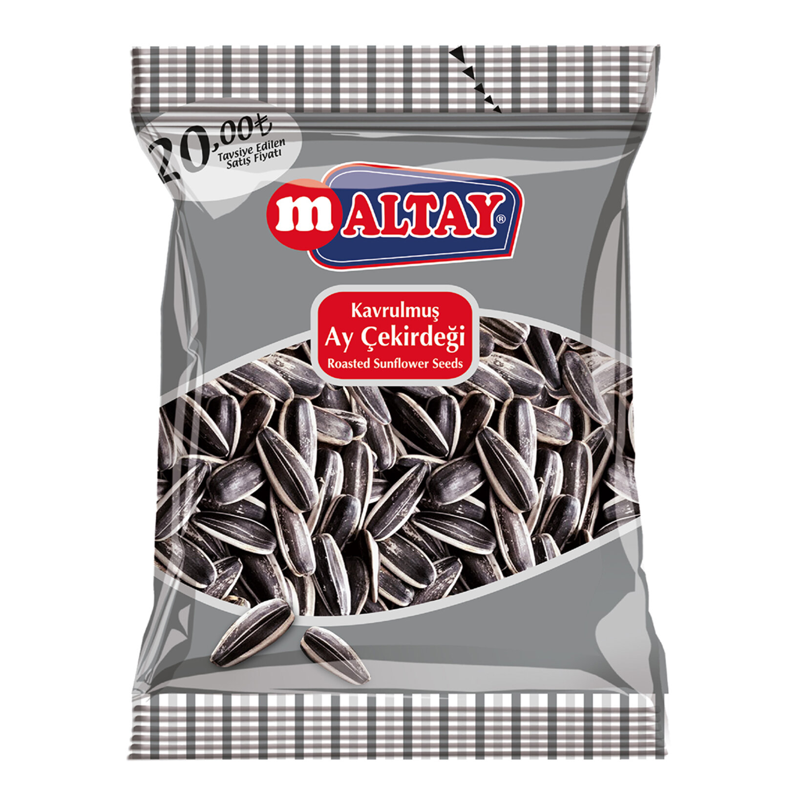 Altay Kavrulmuş Tuzlu Siyah Ayçekirdeği 100 G
