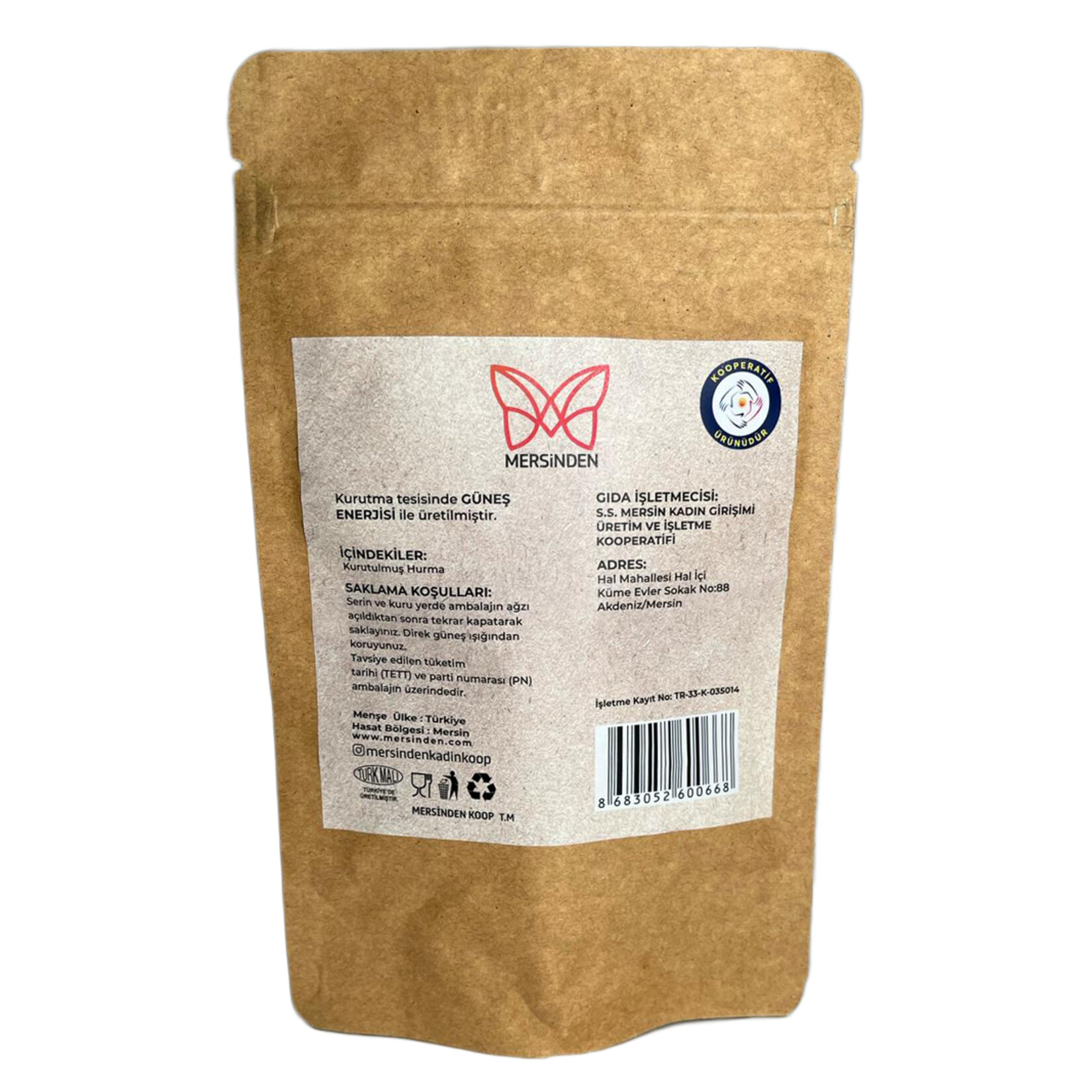 Mersinden Dilimli Kurutulmuş Cennet Hurması 50 G - Görsel 2