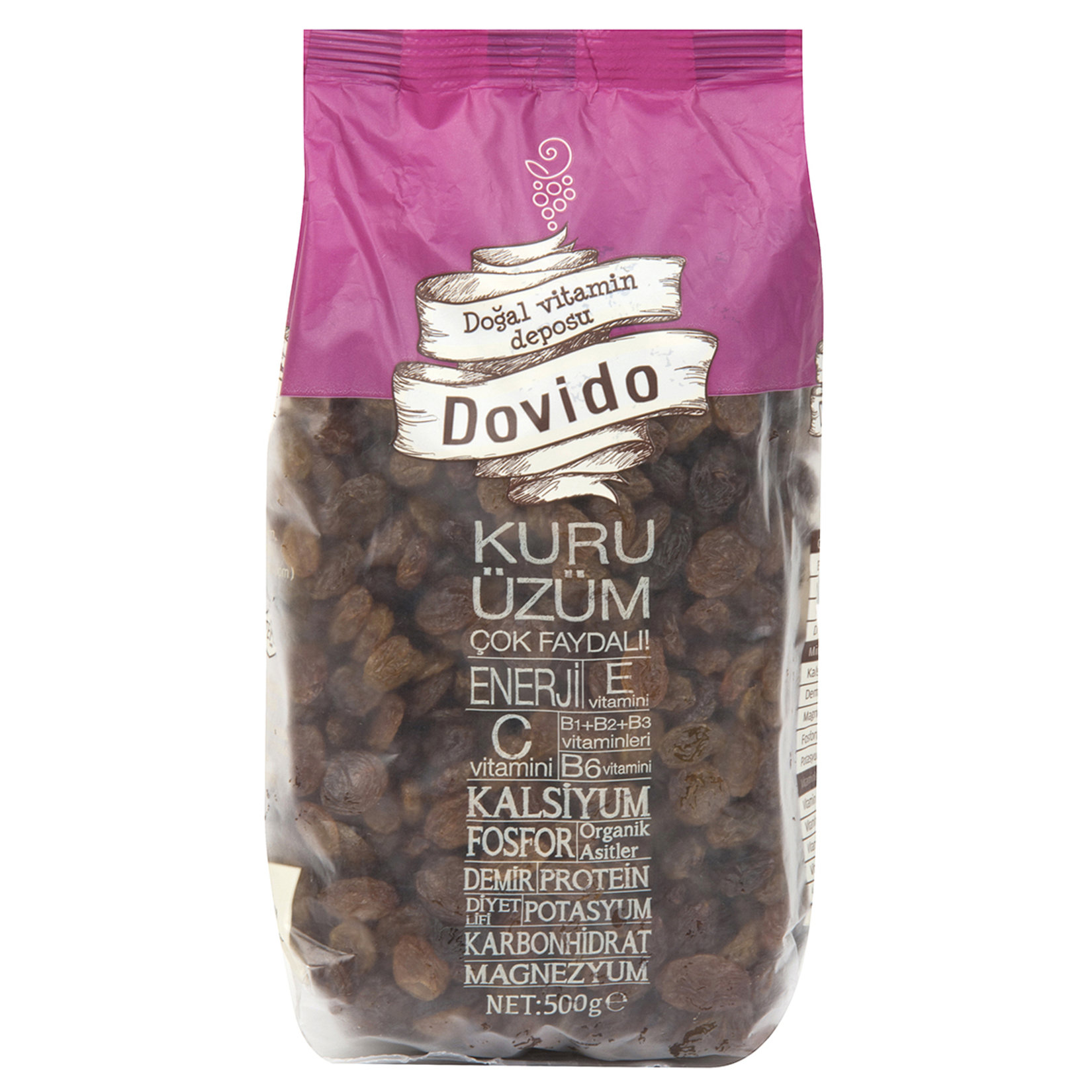 Dovido Kuru Üzüm 500 G