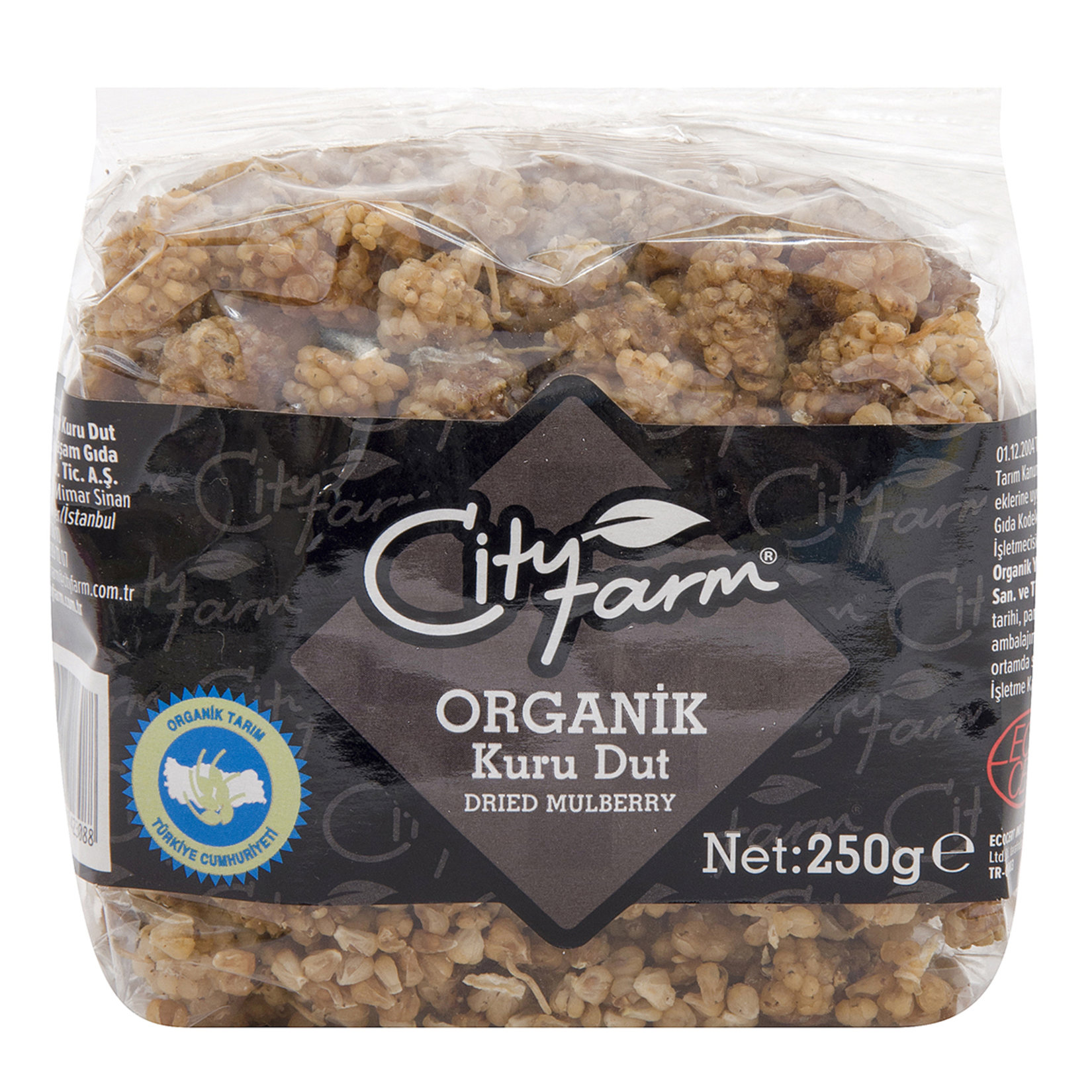 City Farm Organik Dut Kurusu 250 G