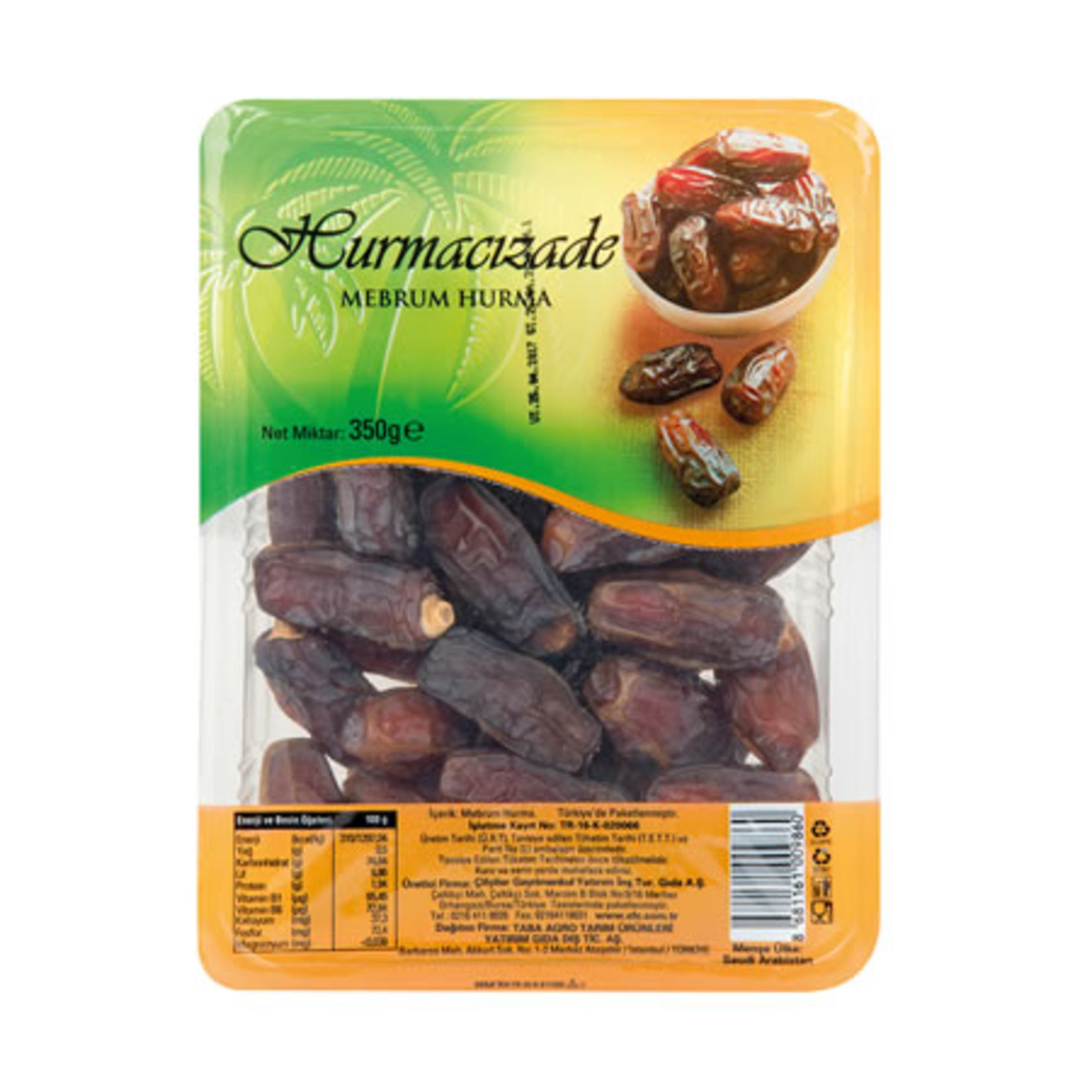 Hurmacızade Mabroom Hurma 350 G.