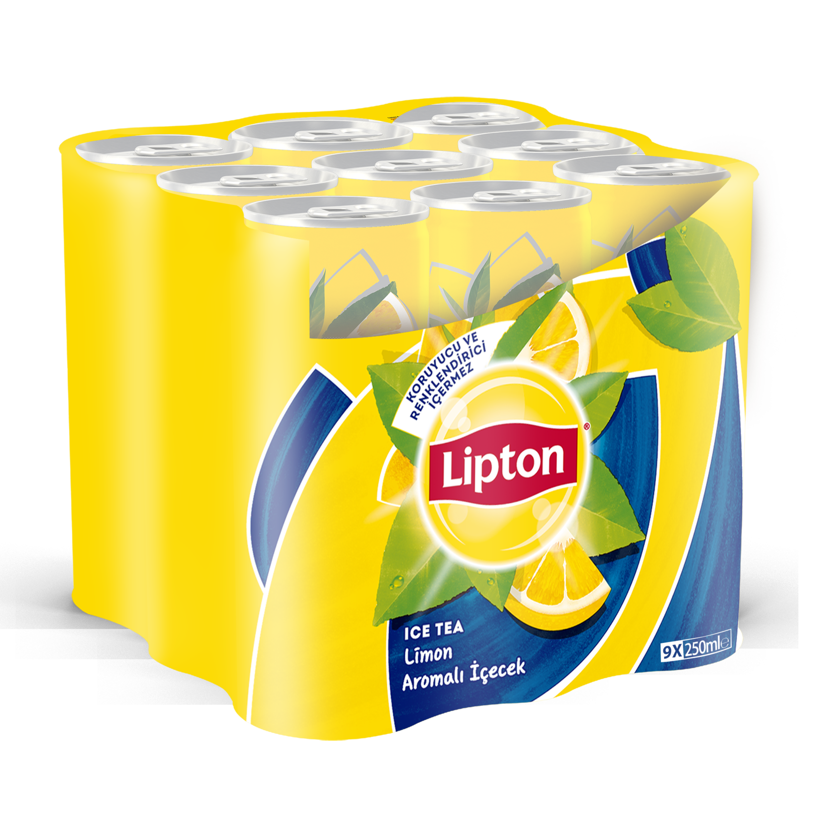 Lipton Ice Tea Limon Aromalı Gazsız İçecek 9X250 Ml