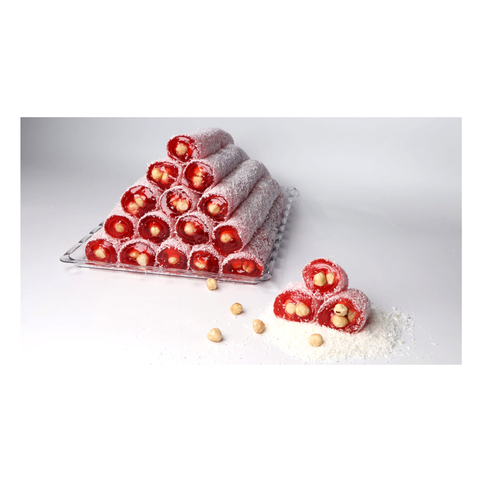 Nar Aromalı Fındıklı Sarma Lokum Kg