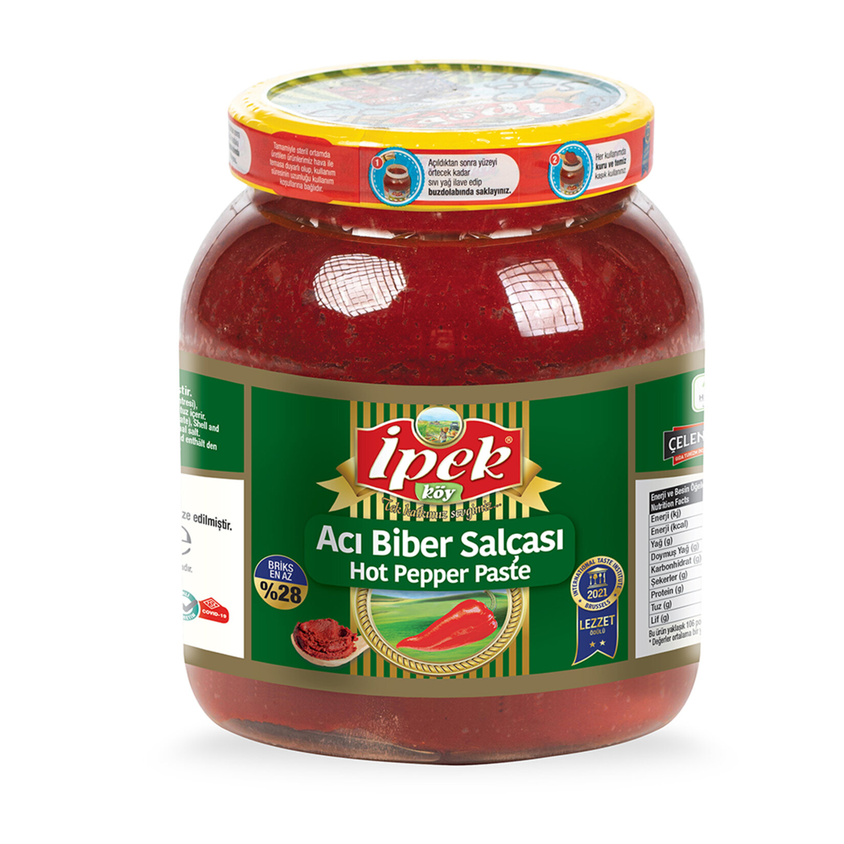 İpek Köy Acı Biber Salçası 1.6 Kg Pet