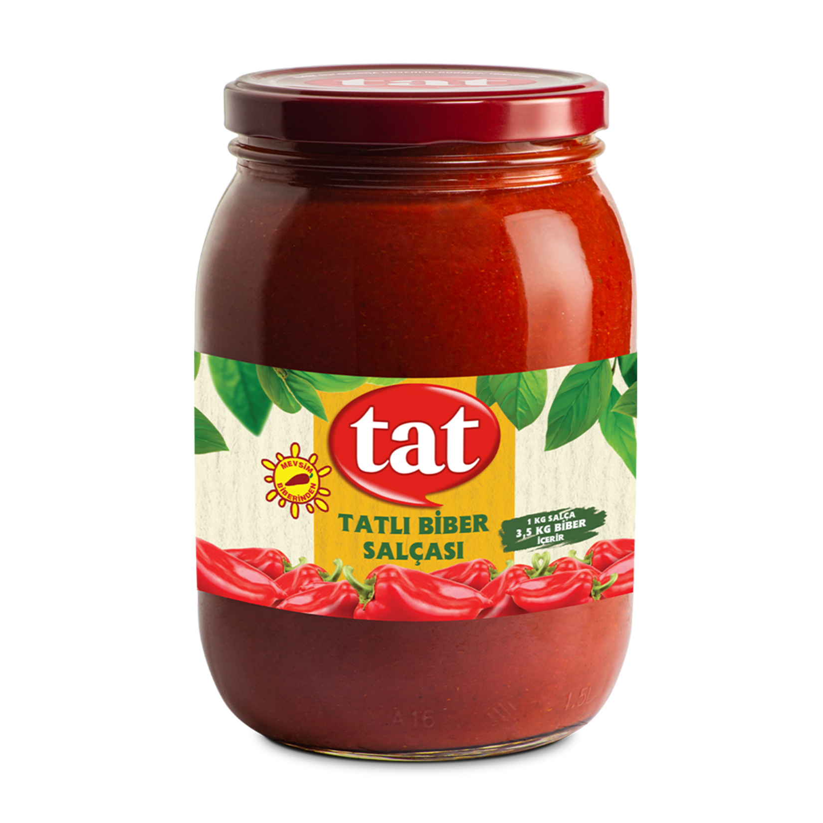 Tat Tatlı Biber Salçası Cam 1.450 G