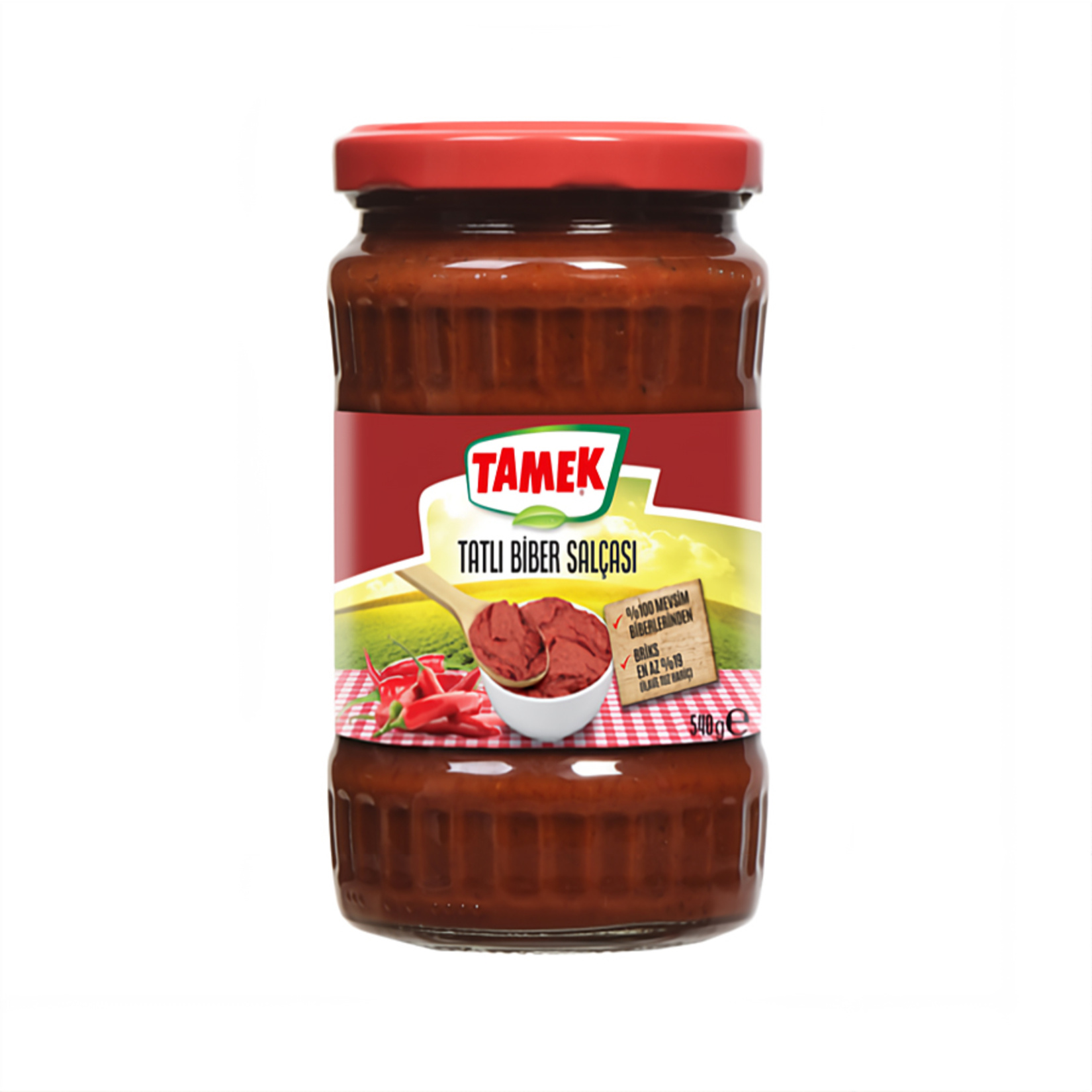 Tamek Tatlı Biber Salçası 540 G