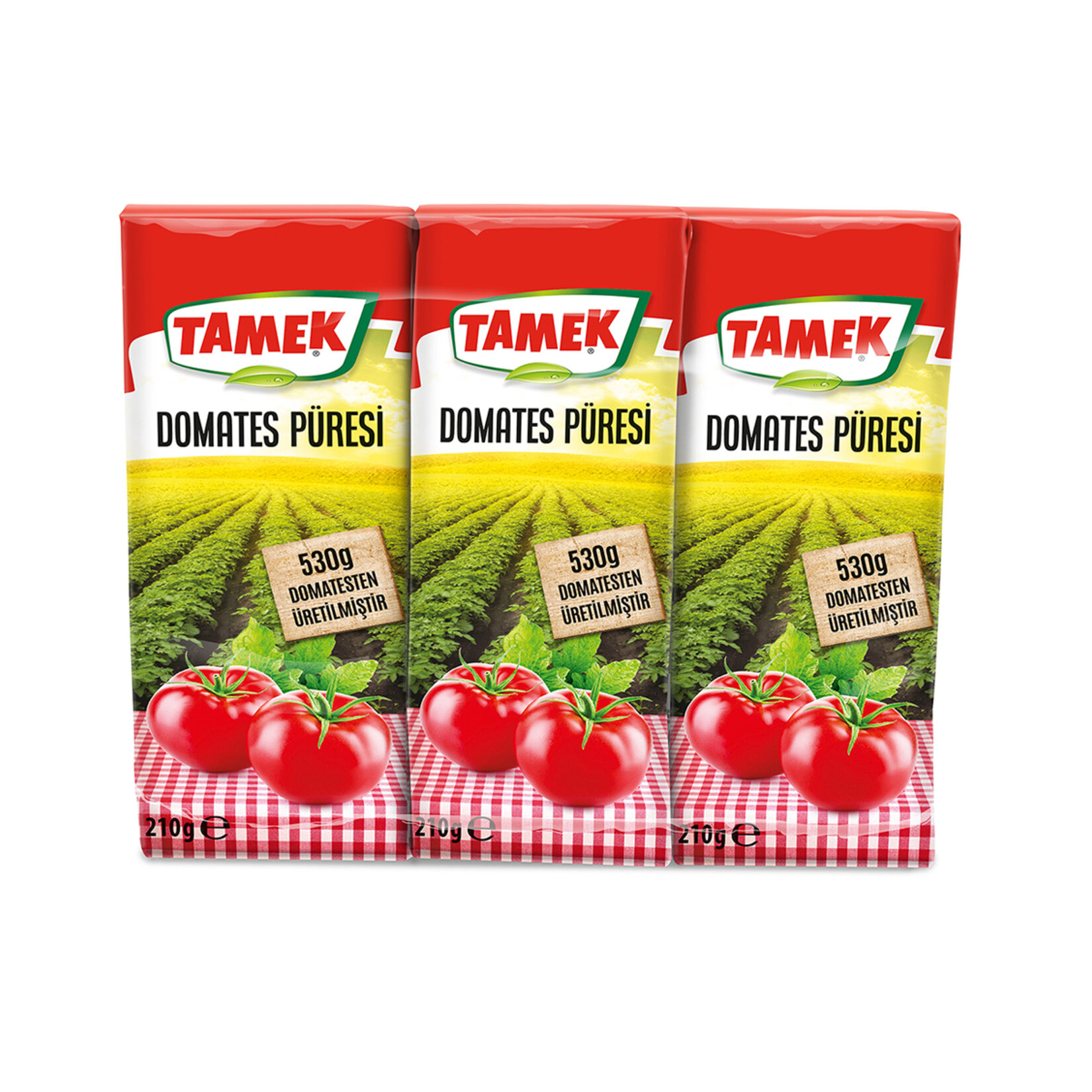 Tamek Domates Püresi 3X210 G