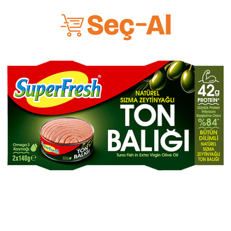 Superfresh Zeytinyağlı Ton Balığı 2x140 G