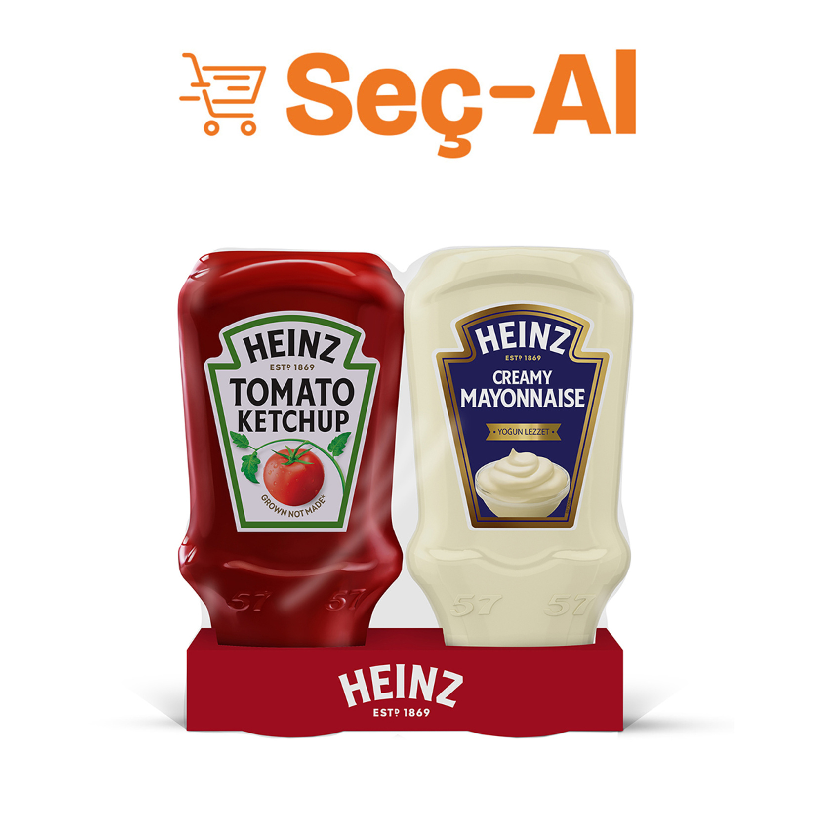 Heinz Ketçap 375 G + Mayonez 330 G İkili Set
