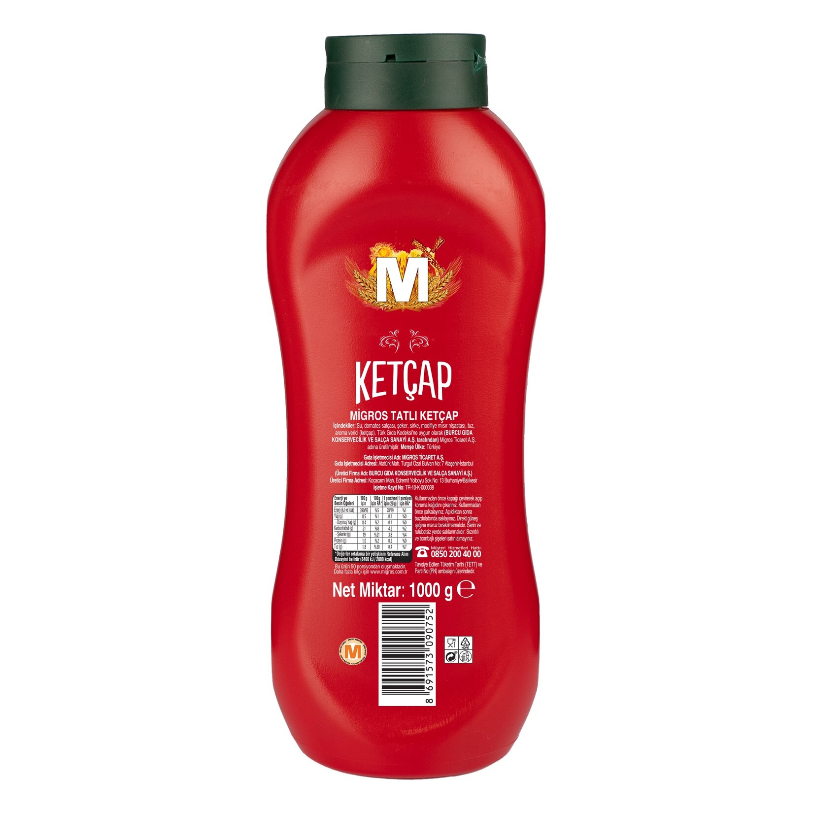 Migros Ketçap 1000 G - Görsel 2