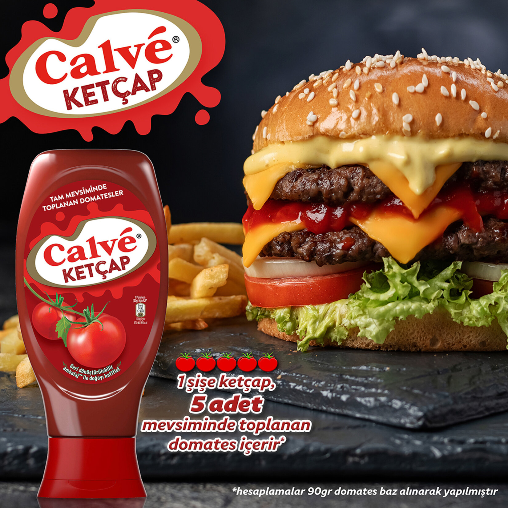 Calve Ketçap 430 G - Görsel 2