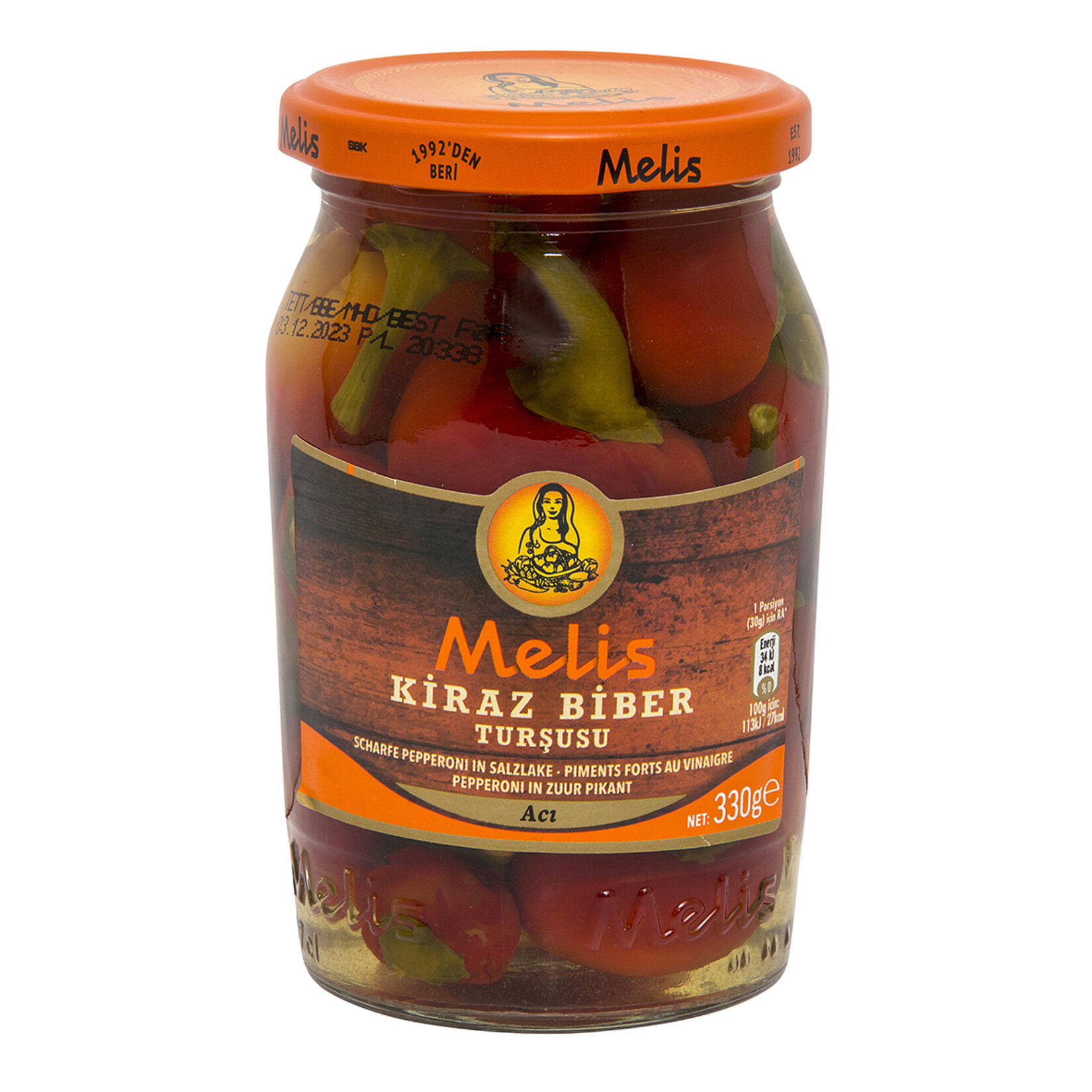 Melis Kiraz Biber Turşusu 330 G