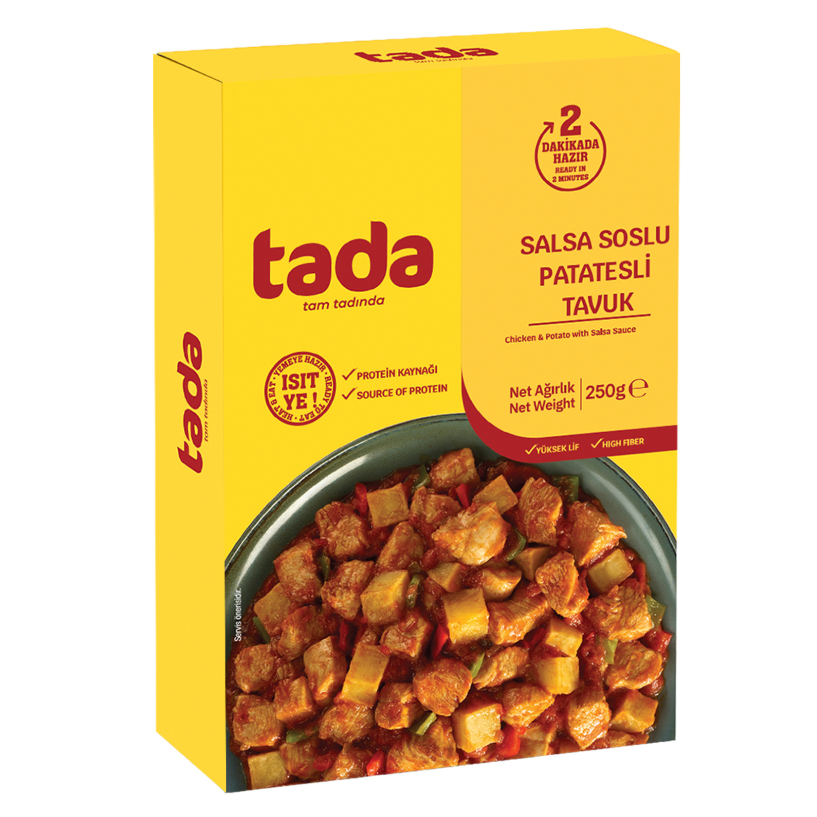 Tada! Salsa Soslu Patatesli Tavuk 250 G - Görsel 1