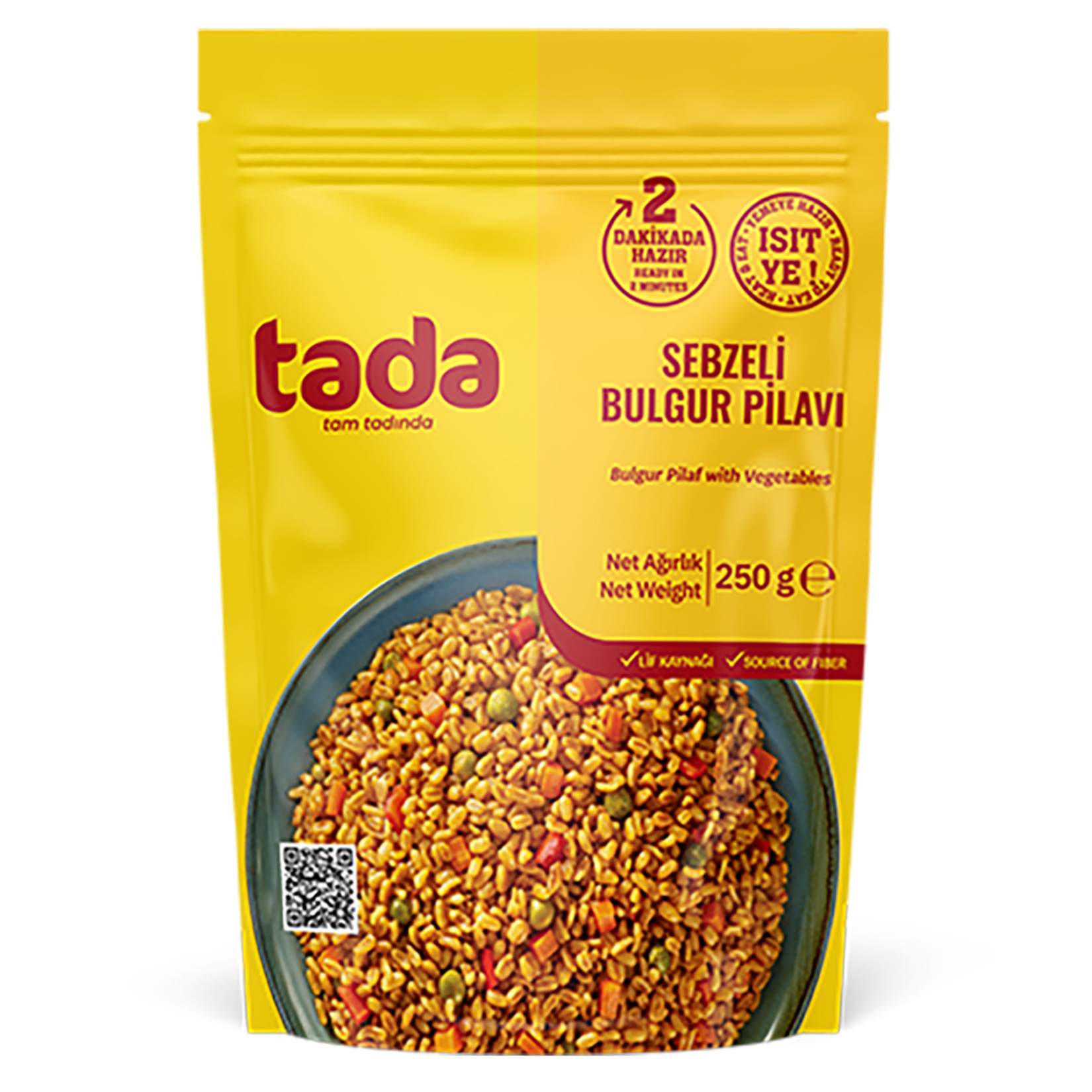 Tada Sebzeli Bulgur Pilavı 250 G
