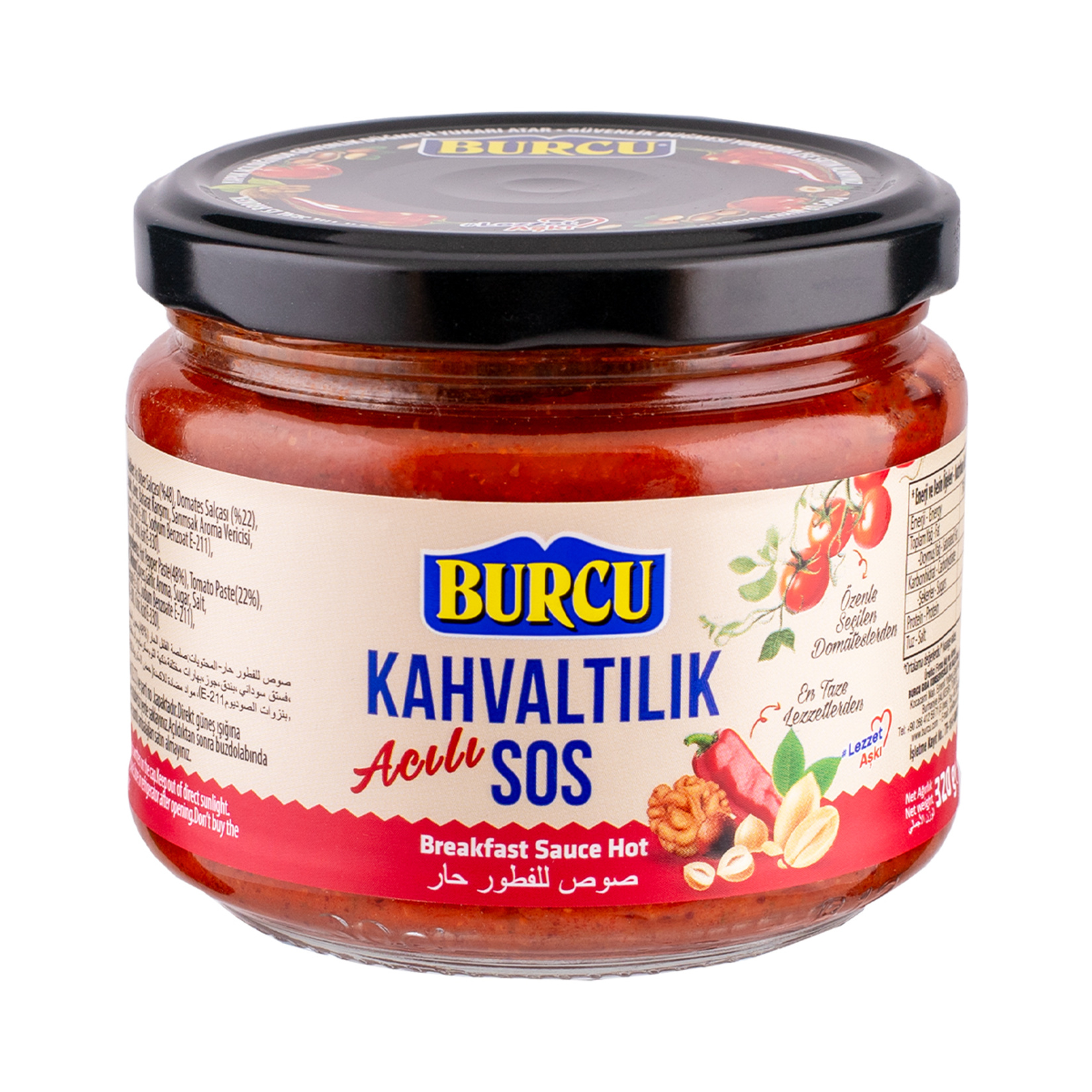 Burcu Kahvaltılık Sos Acı 320 G