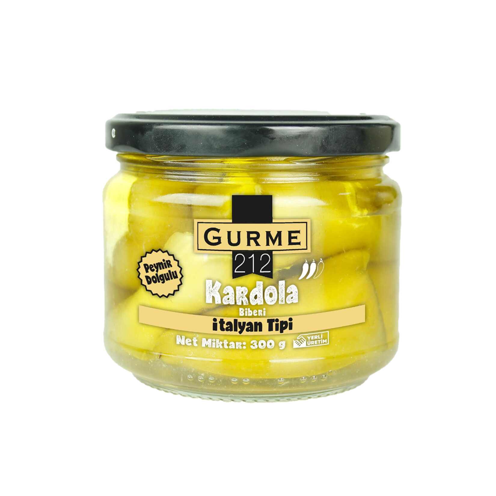 Gurme212 Peynir Dolgulu Kardola Biberi 300 G