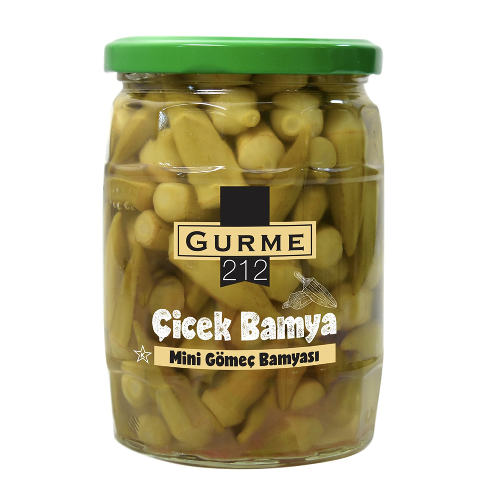 Gurme212 Çiçek Bamya 530 G