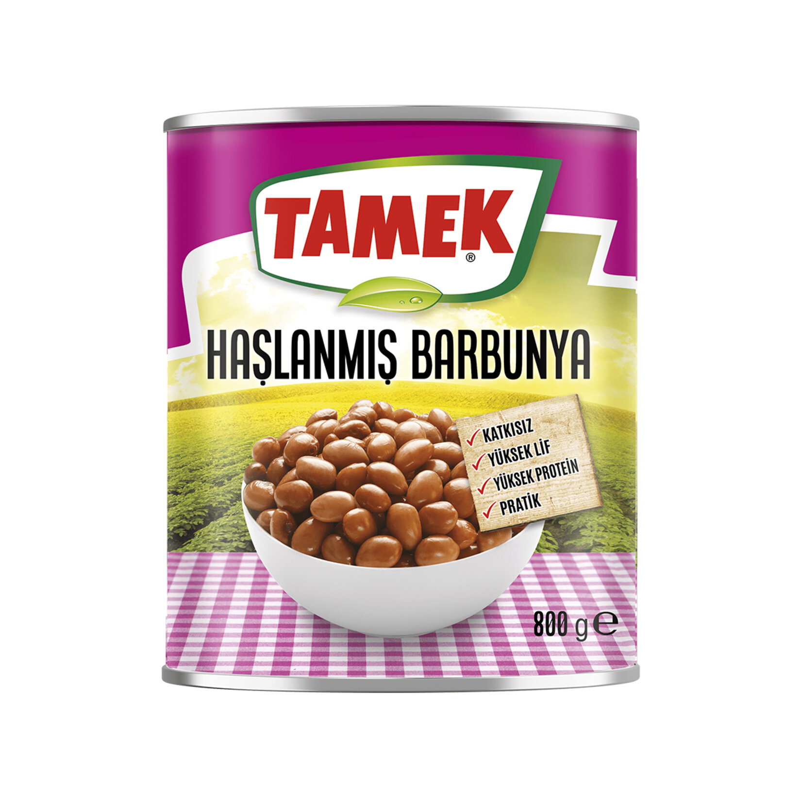 Tamek Haşlanmış Barbunya 800 G