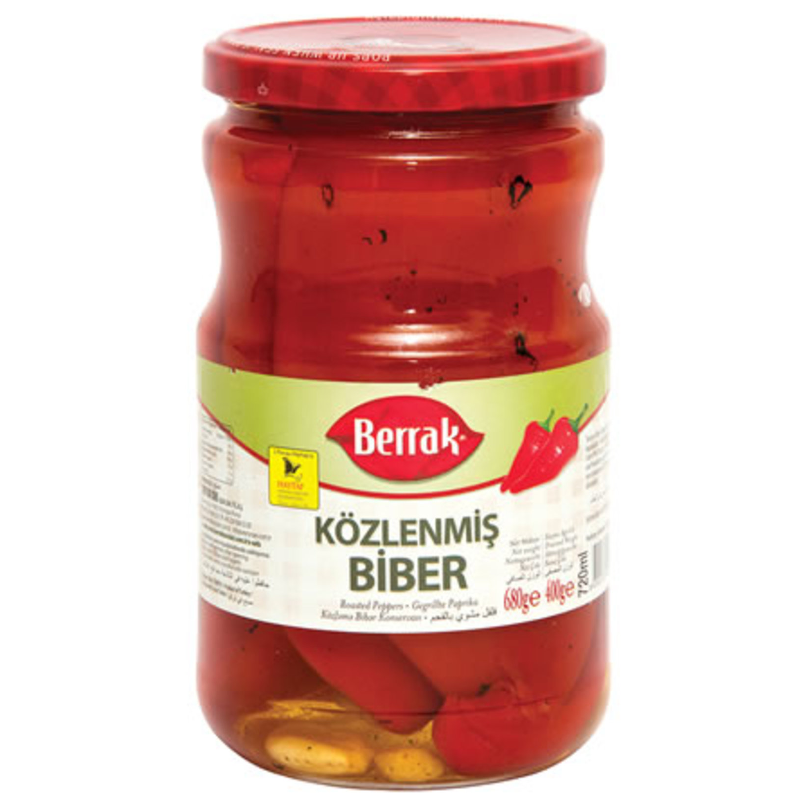 Berrak Közlenmiş Biber 680 G