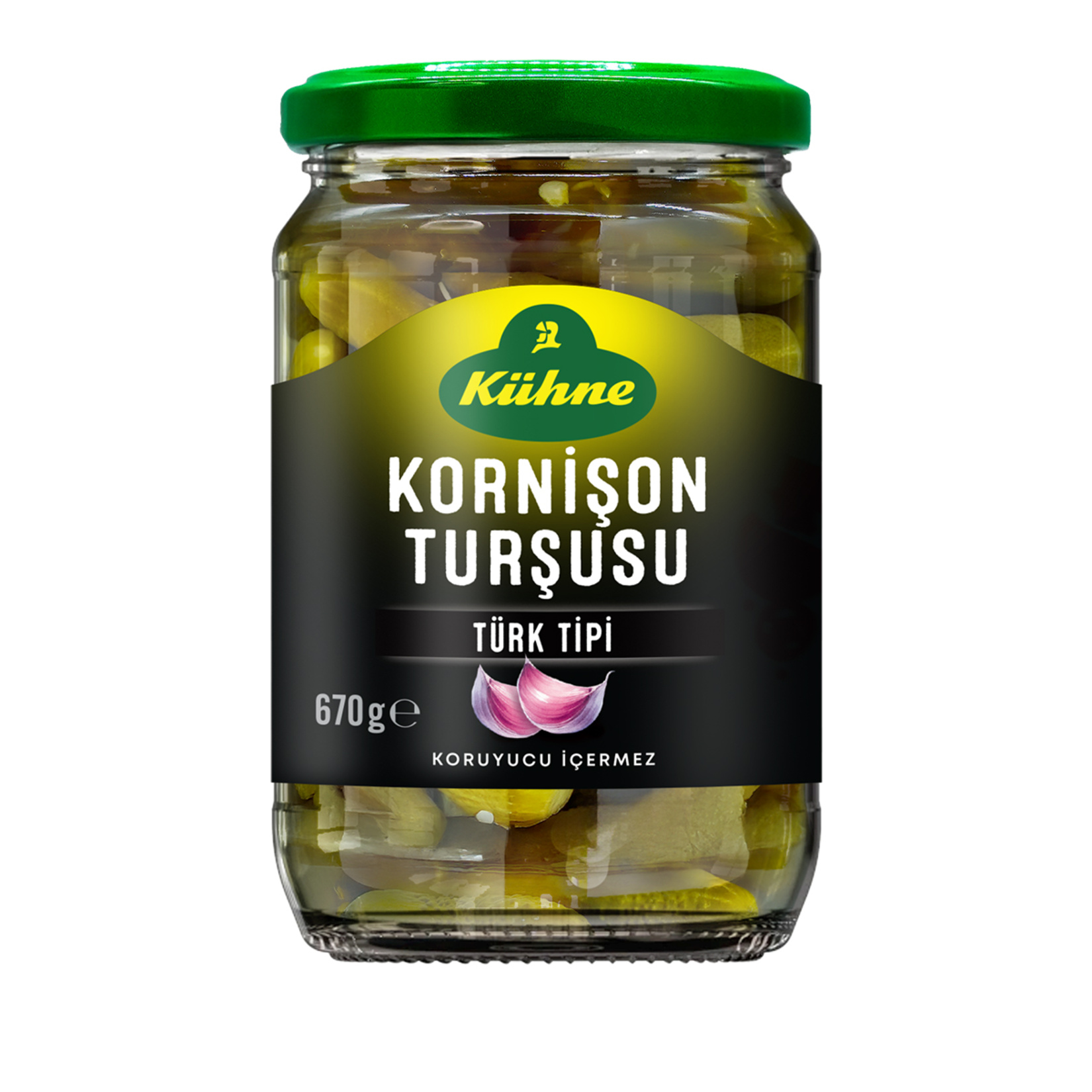 Kühne Türk Tipi Kornişon Turşu 670 G