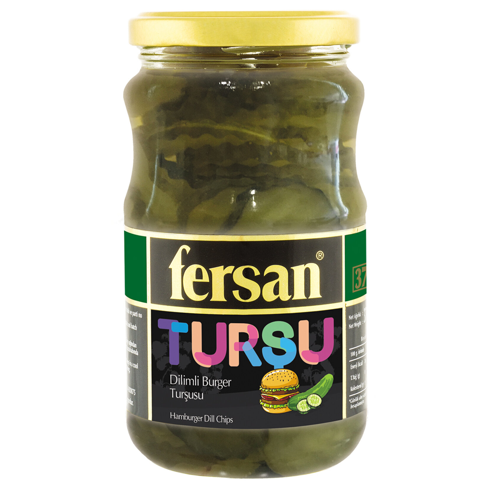 Fersan Dilimli Burger Turşusu 360 G