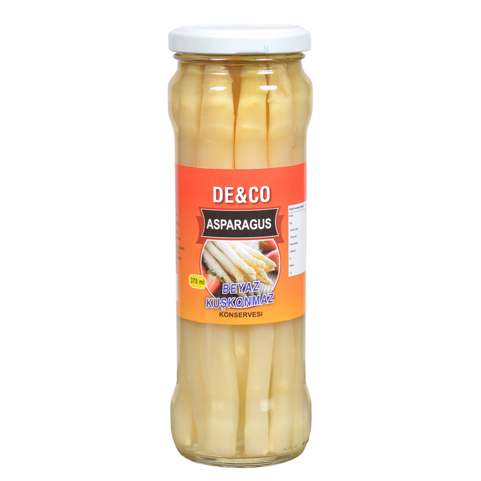 De&Co Beyaz Kuşkonmaz Konservesi 330 G - Görsel 1