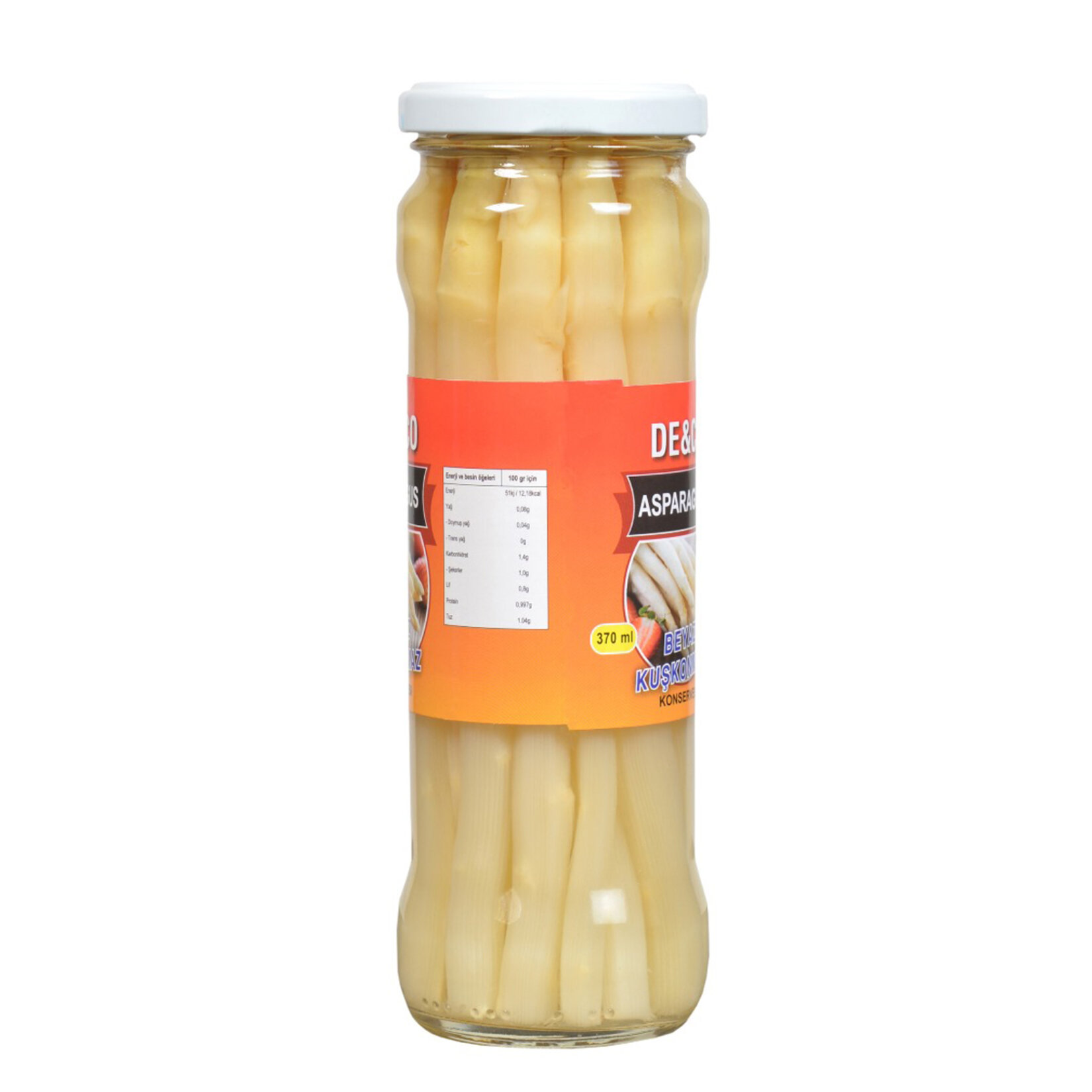 De&Co Beyaz Kuşkonmaz Konservesi 330 G - Görsel 2