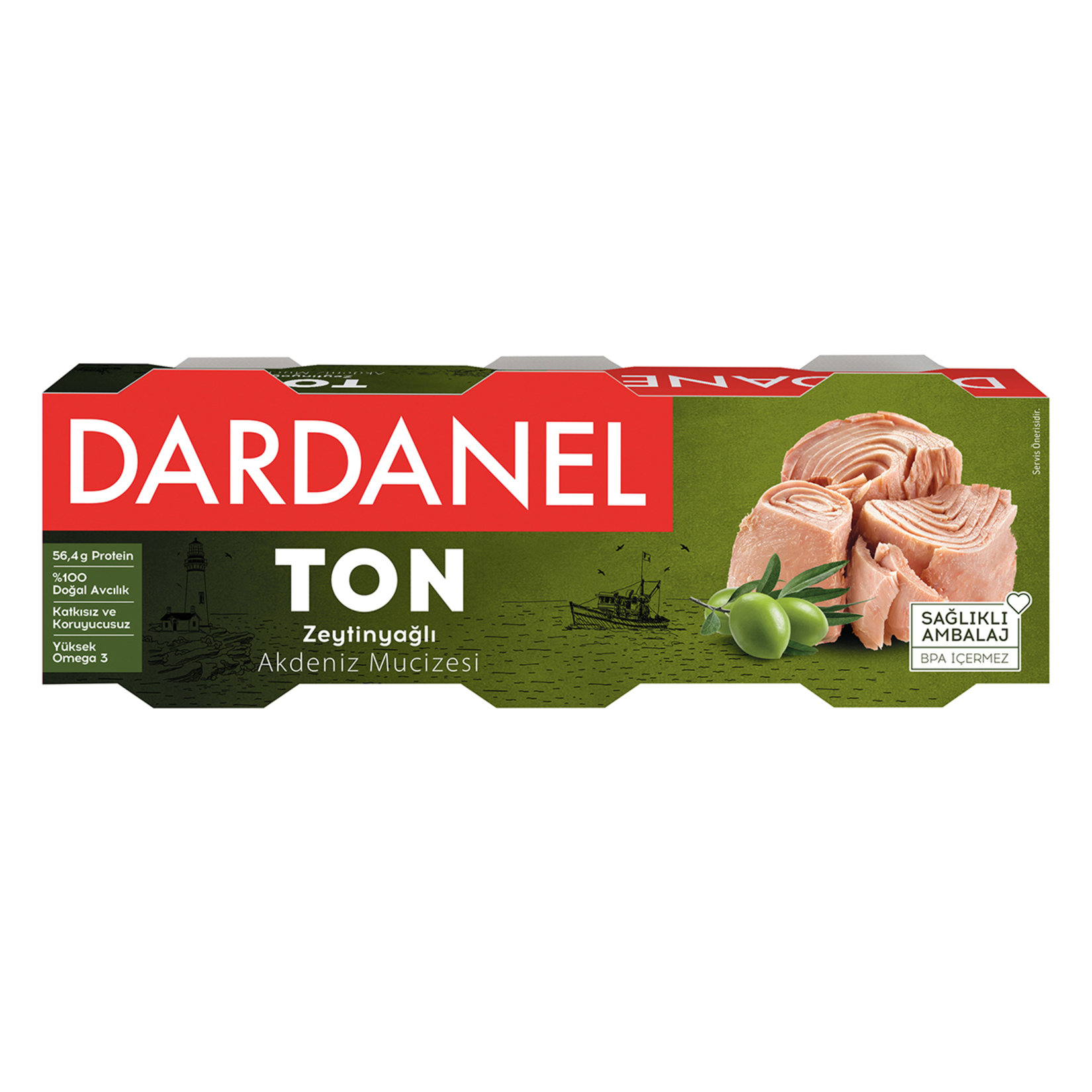 Dardanel Ton Balığı Zeytinyağlı 3X80 G
