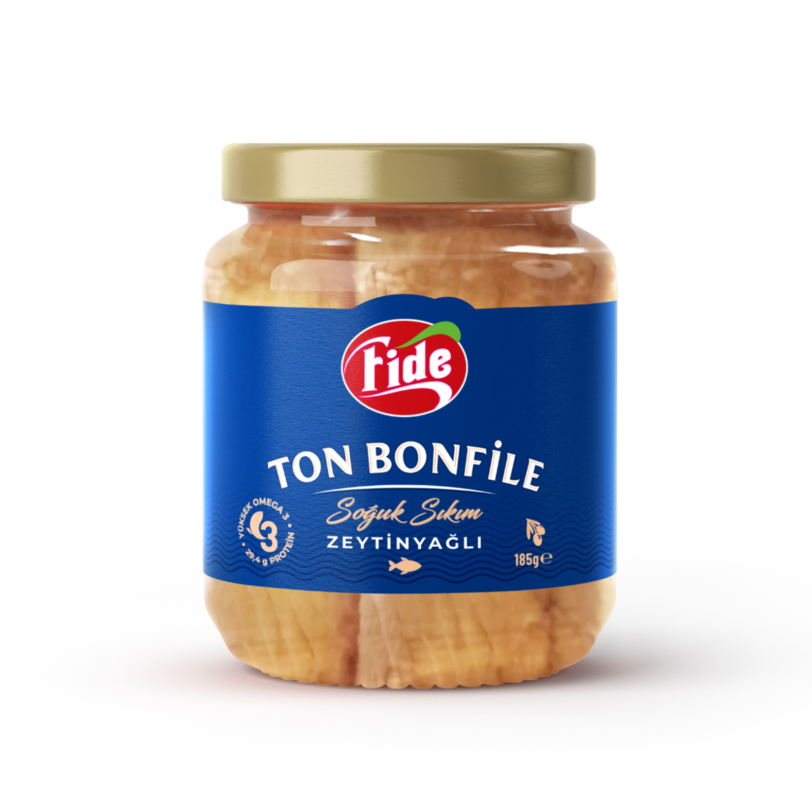 Fide Ton Bonfile Soğuk Sıkım Zeytinyağlı 185 G