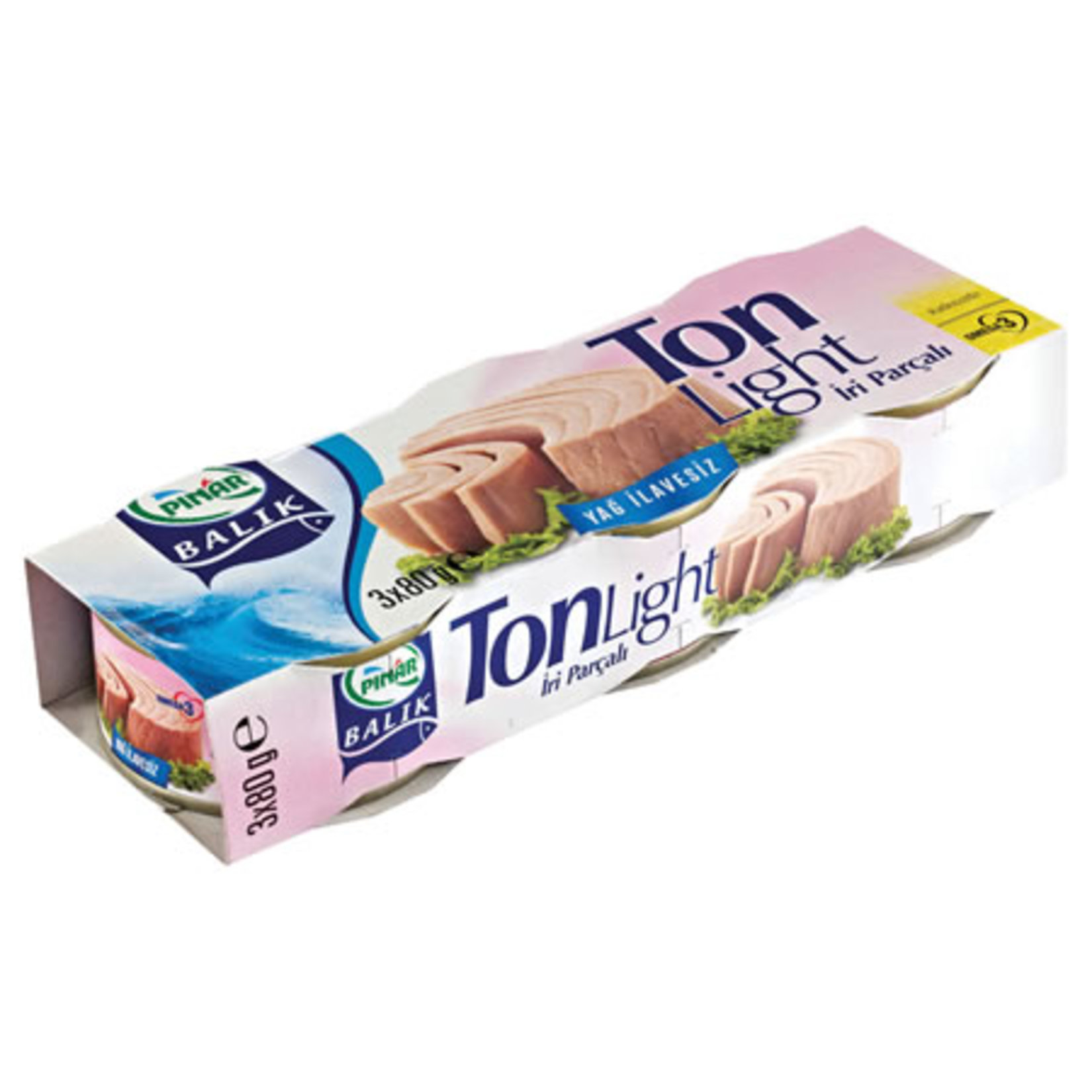 Pınar Light Ton Balığı 3X80 G