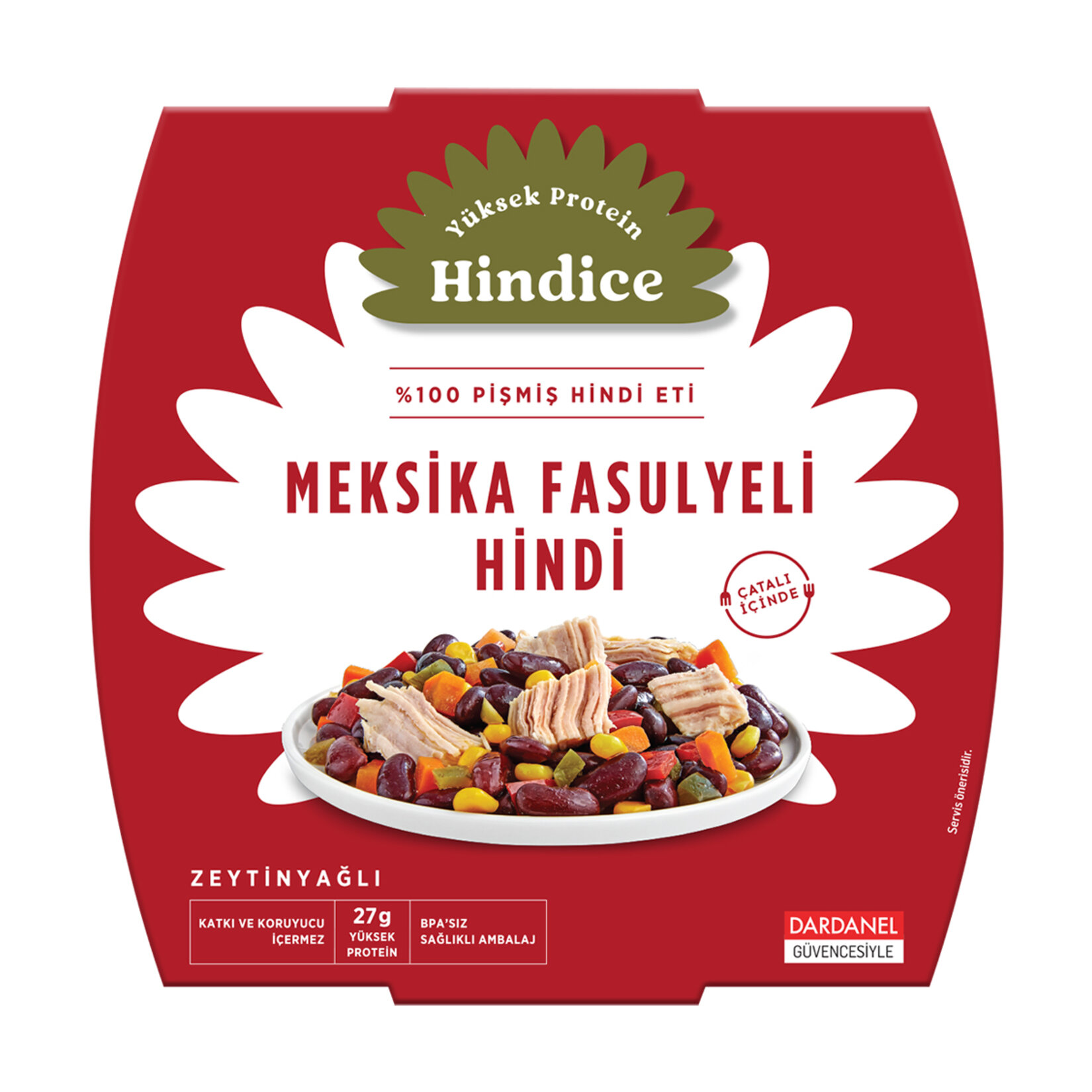 Hindice Meksika Fasulyeli Hindi 160 G