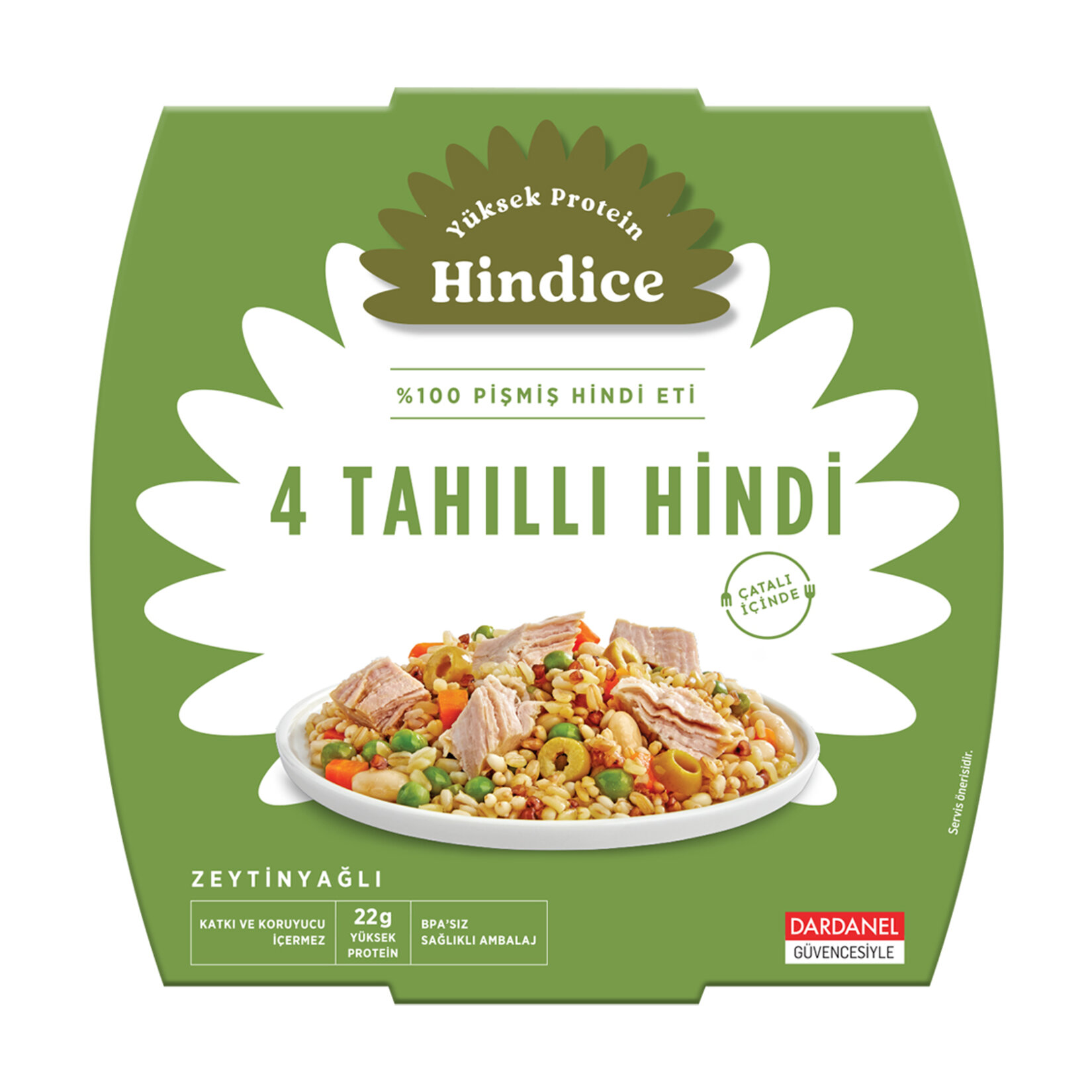 Hindice 4 Tahıllı Hindi 160 G