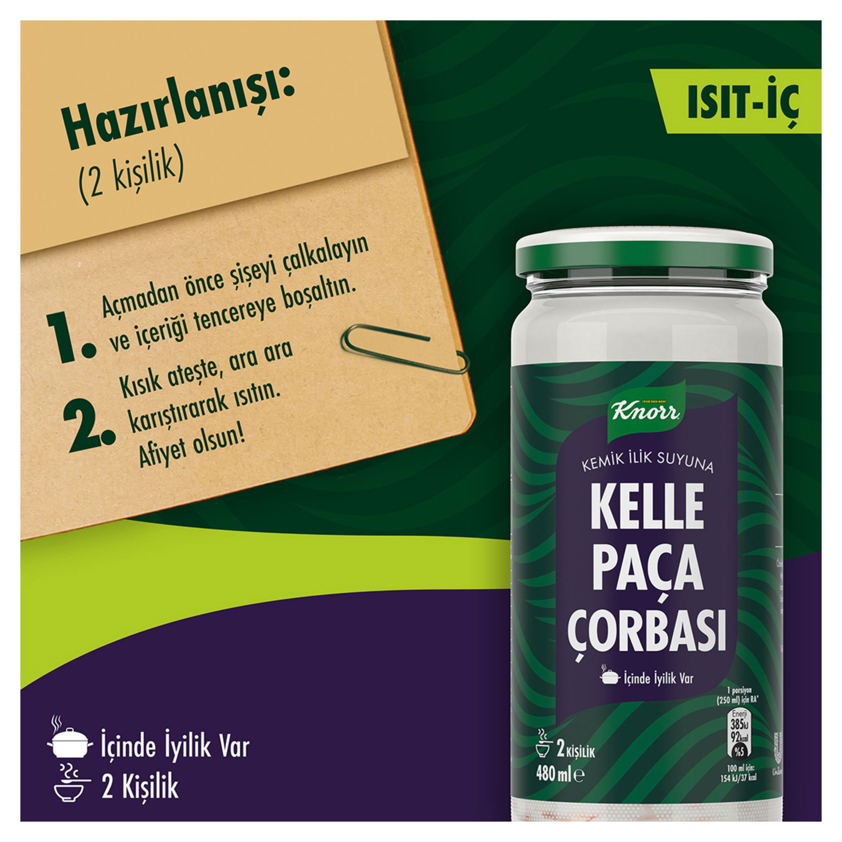 Knorr Kemik İlik Suyuna Kelle Paça Çorbası 480 Ml - Görsel 4