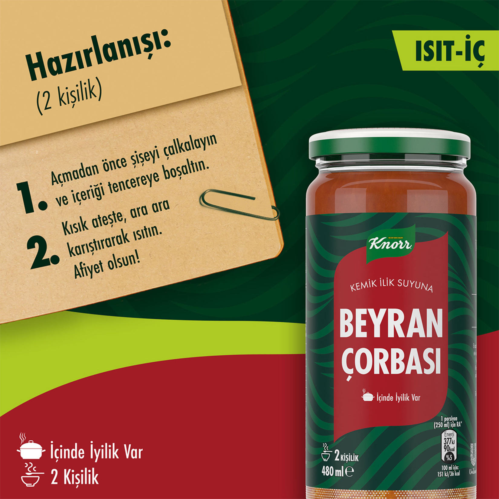 Knorr Kemik İlik Suyuna Beyran Çorbası 480 Ml - Görsel 3