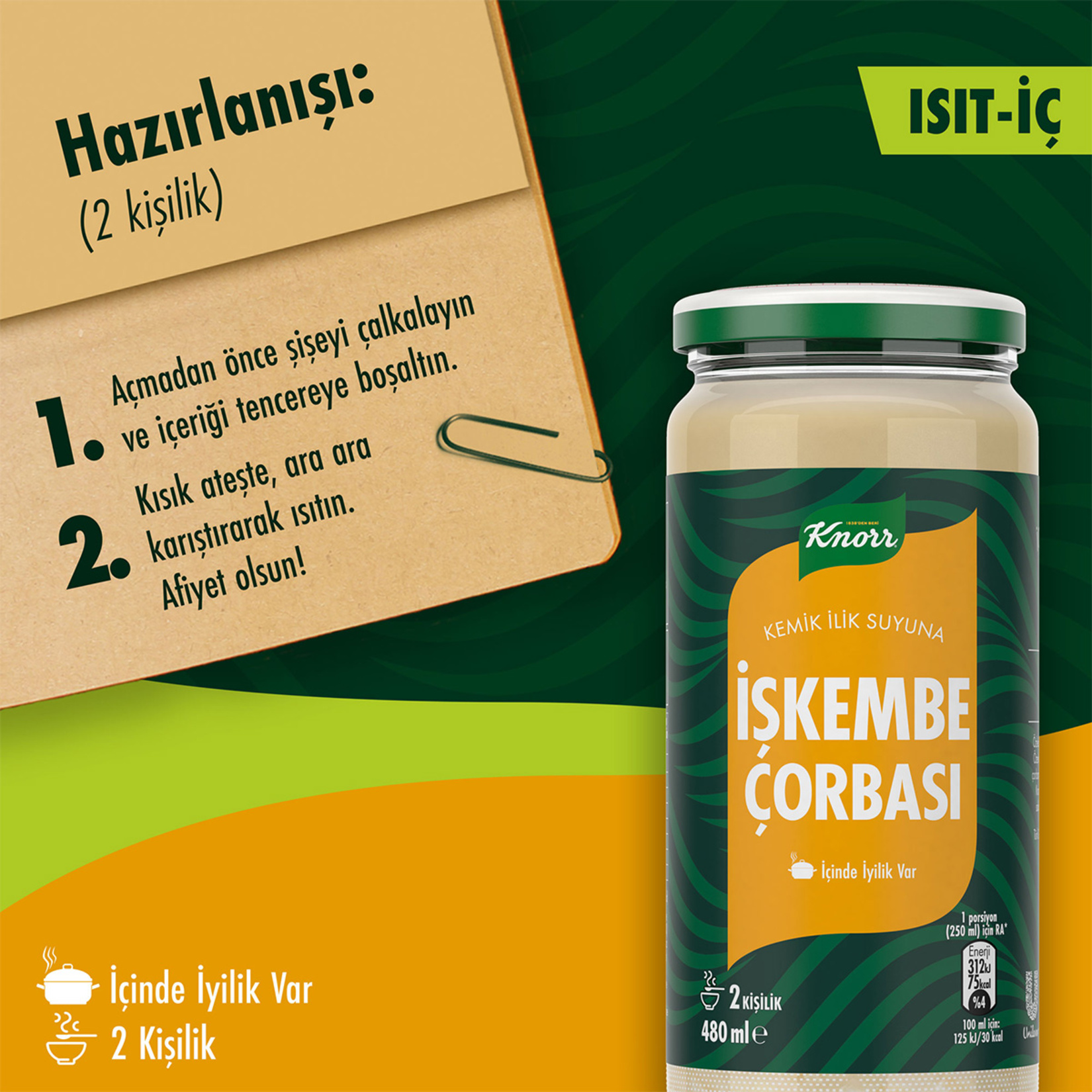 Knorr Kemik İlik Suyuna İşkembe Çorbası 480 Ml - Görsel 3