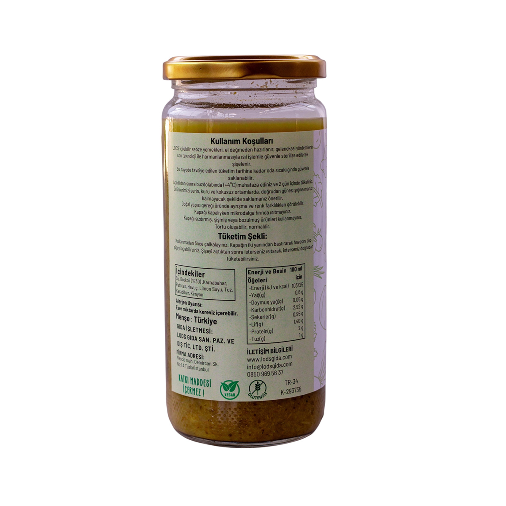 Lods İçilebilir Brokoli Yemeği 500 Ml - Görsel 2