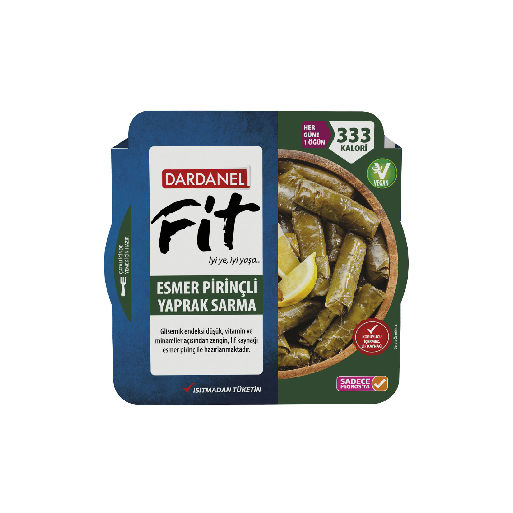 Dardanel Fit Esmer Pirinç Yaprak Sarma 190 G