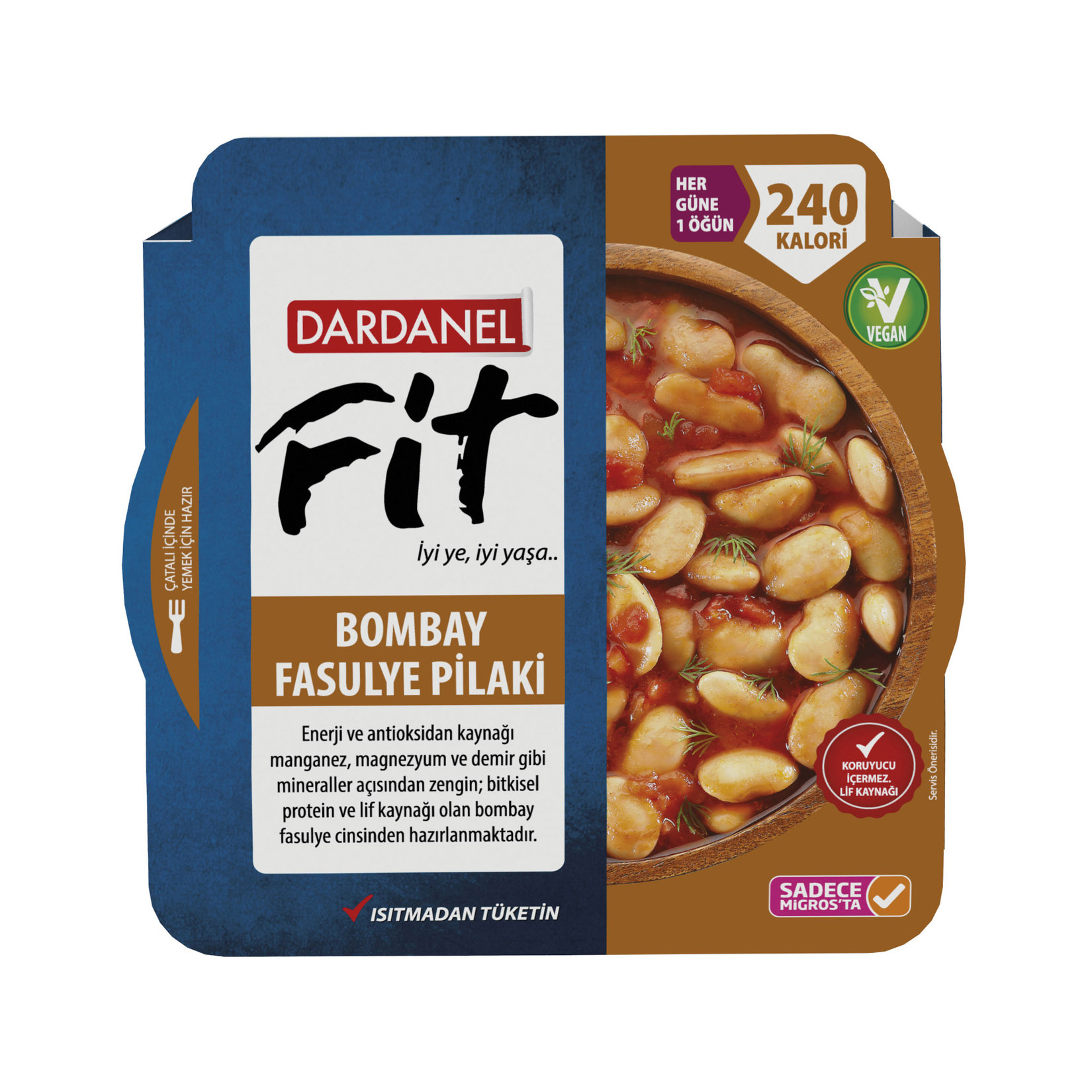 Dardanel Fit Bombay Fasulye Pilaki 220 G