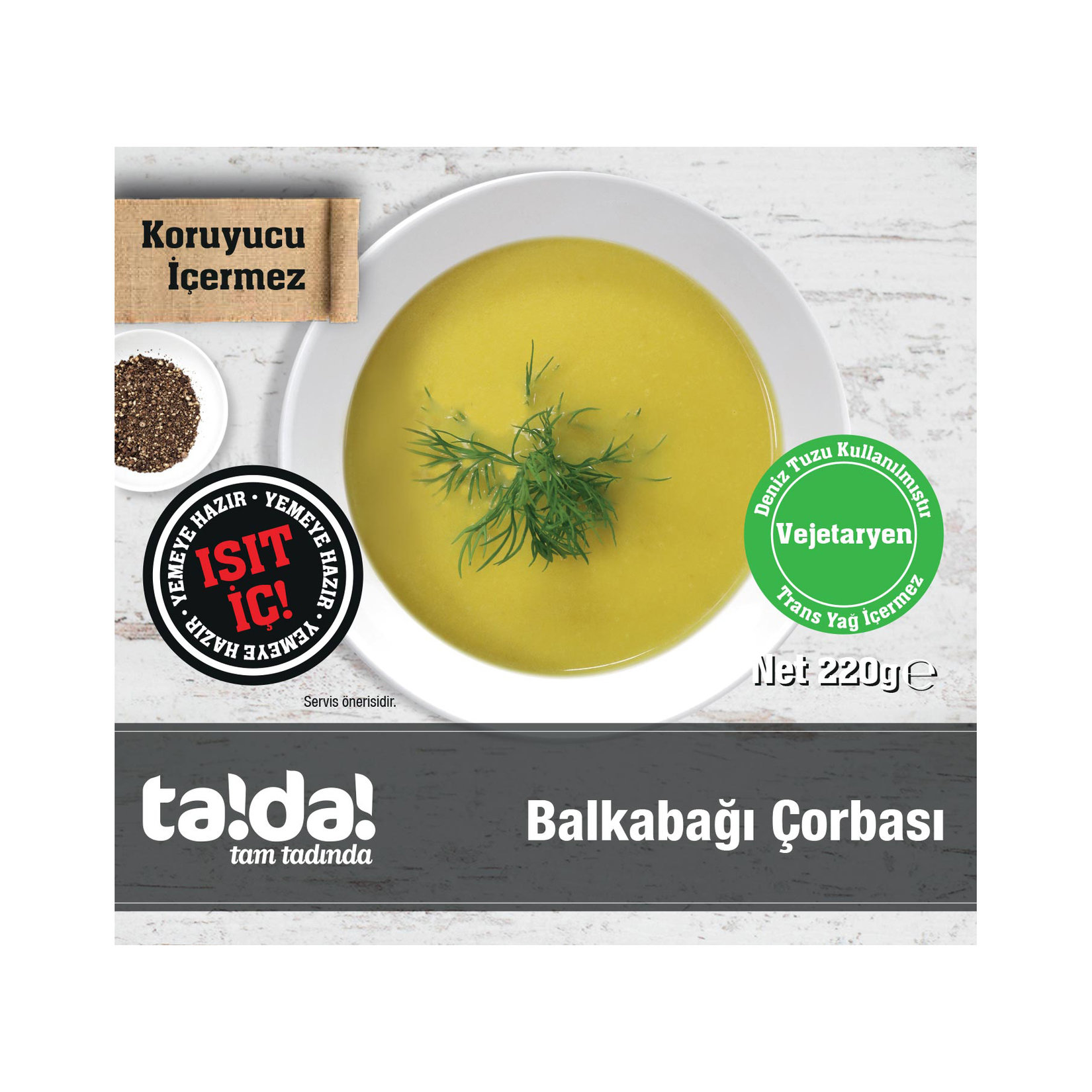Tada Balkabağı Çorbası 220 G