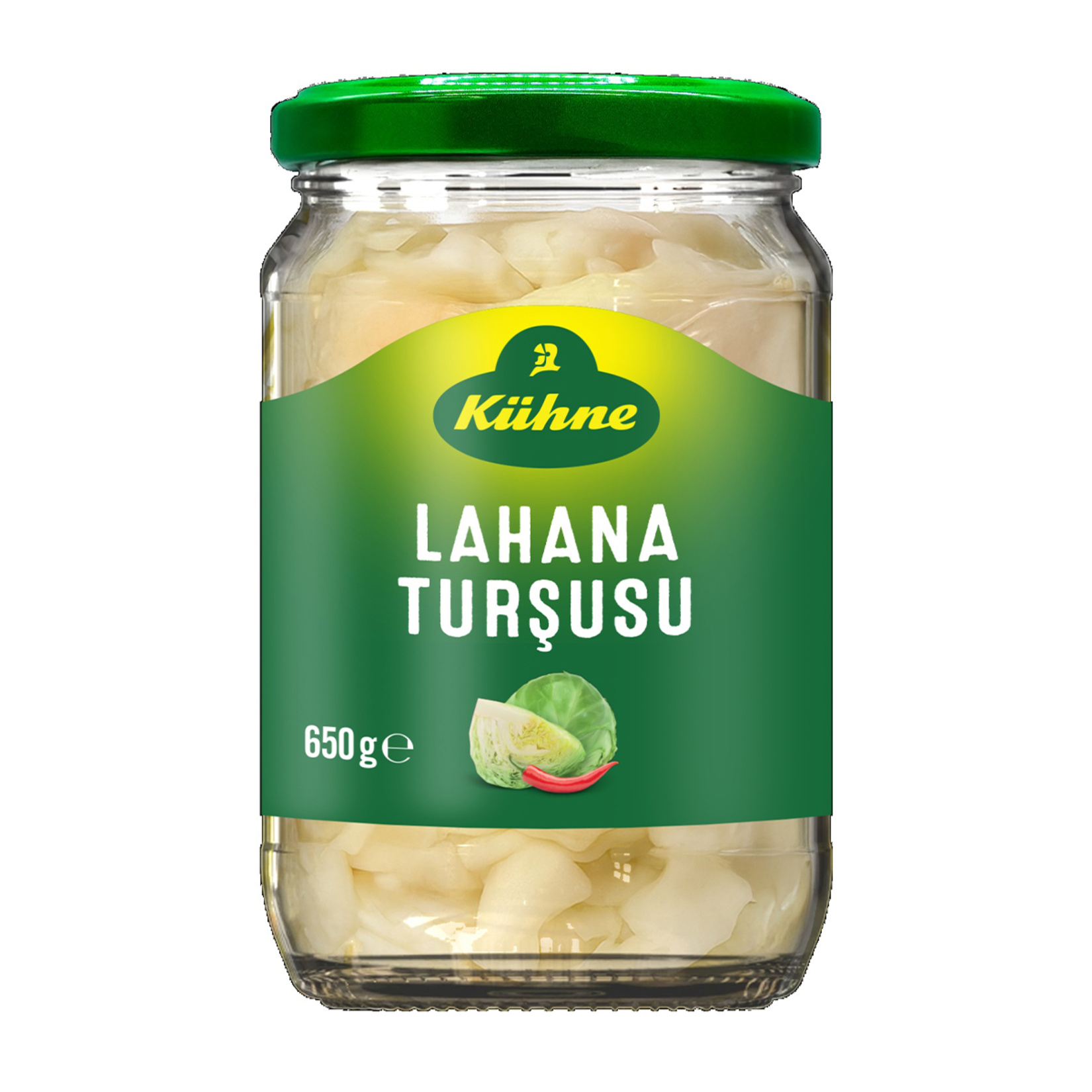 Kühne Acılı Lahana Turşusu 650 G
