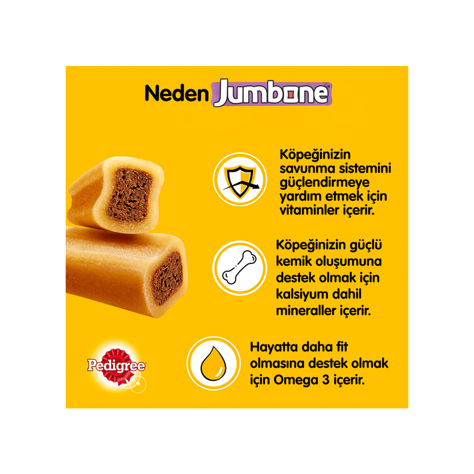 Pedigree Jumbone Sığır Etli Ödül Maması 160 G - Görsel 2