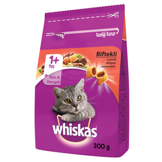 Whiskas Kedi Kuru Biftek Ve Havuçlu 300 Gr