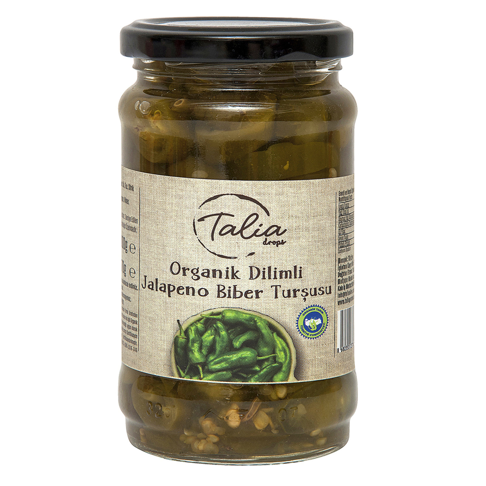 Talia Organik Dilimli Jalapeno Biber Turşusu 300 G